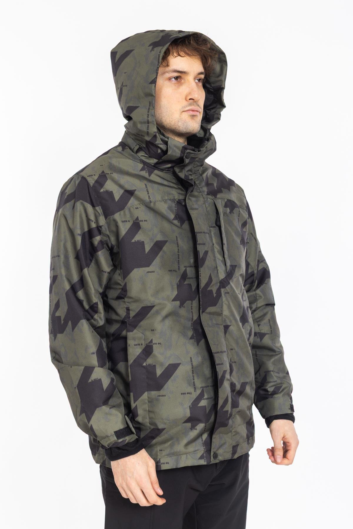 AKN 144 HUNTER 3 IN 1 MONT HAKİ-SİYAH