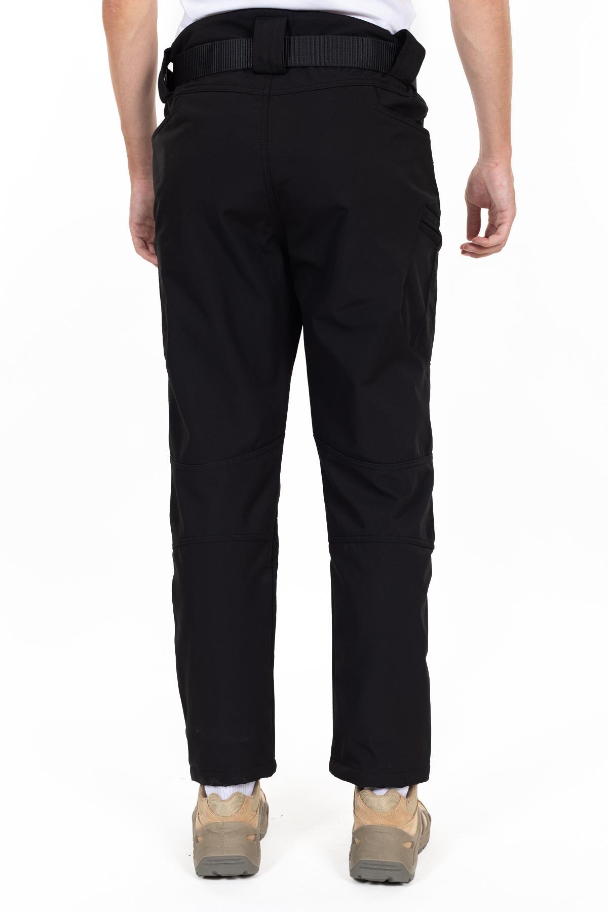 AKN 162 Softshell Kışlık Taktik/Outdoor Pantolon-Siyah