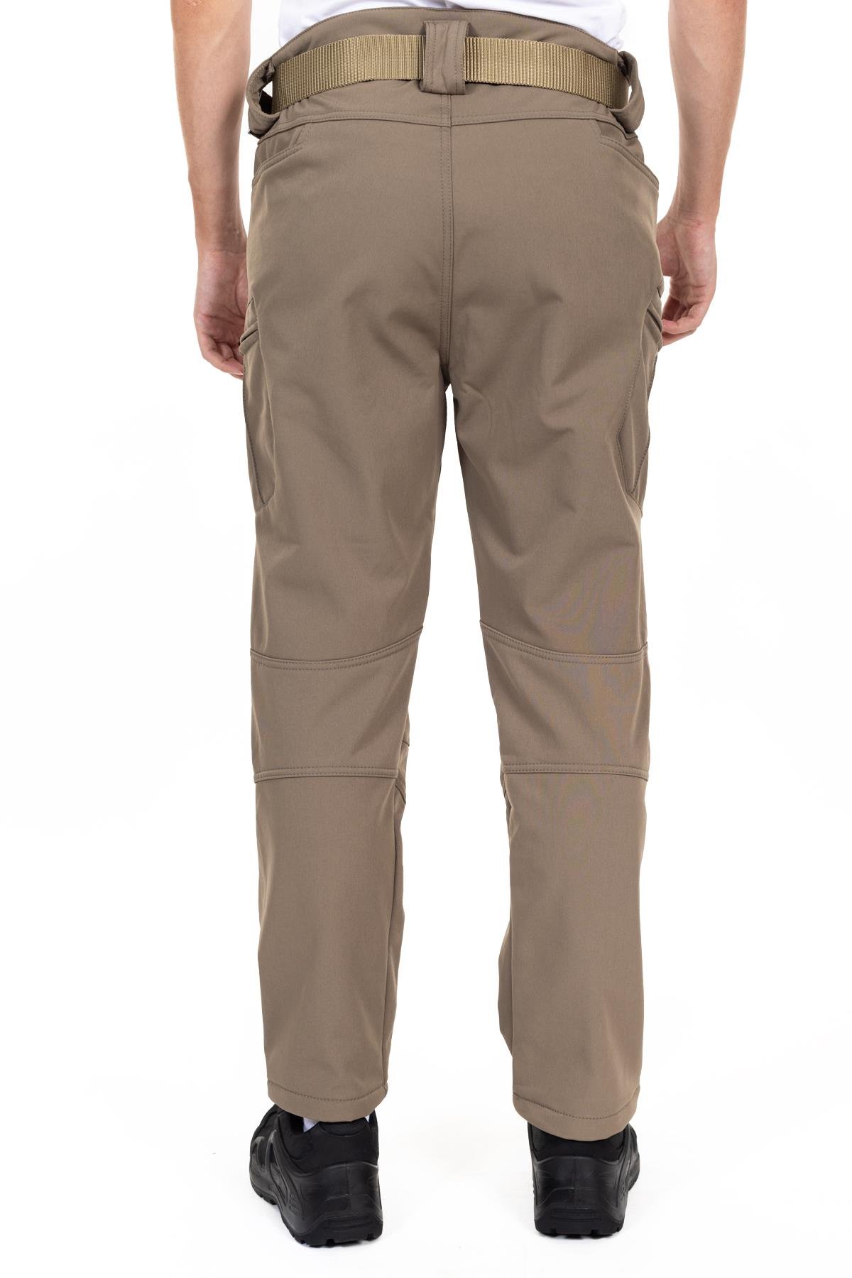 AKN 162 Softshell Kışlık Taktik/Outdoor Pantolon-Haki