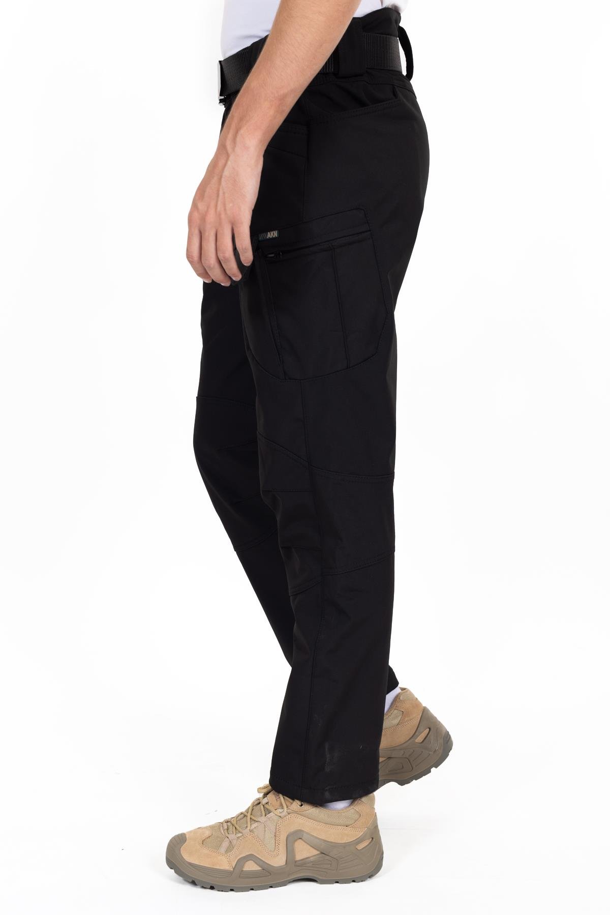 AKN 162 Softshell Kışlık Taktik/Outdoor Pantolon-Siyah