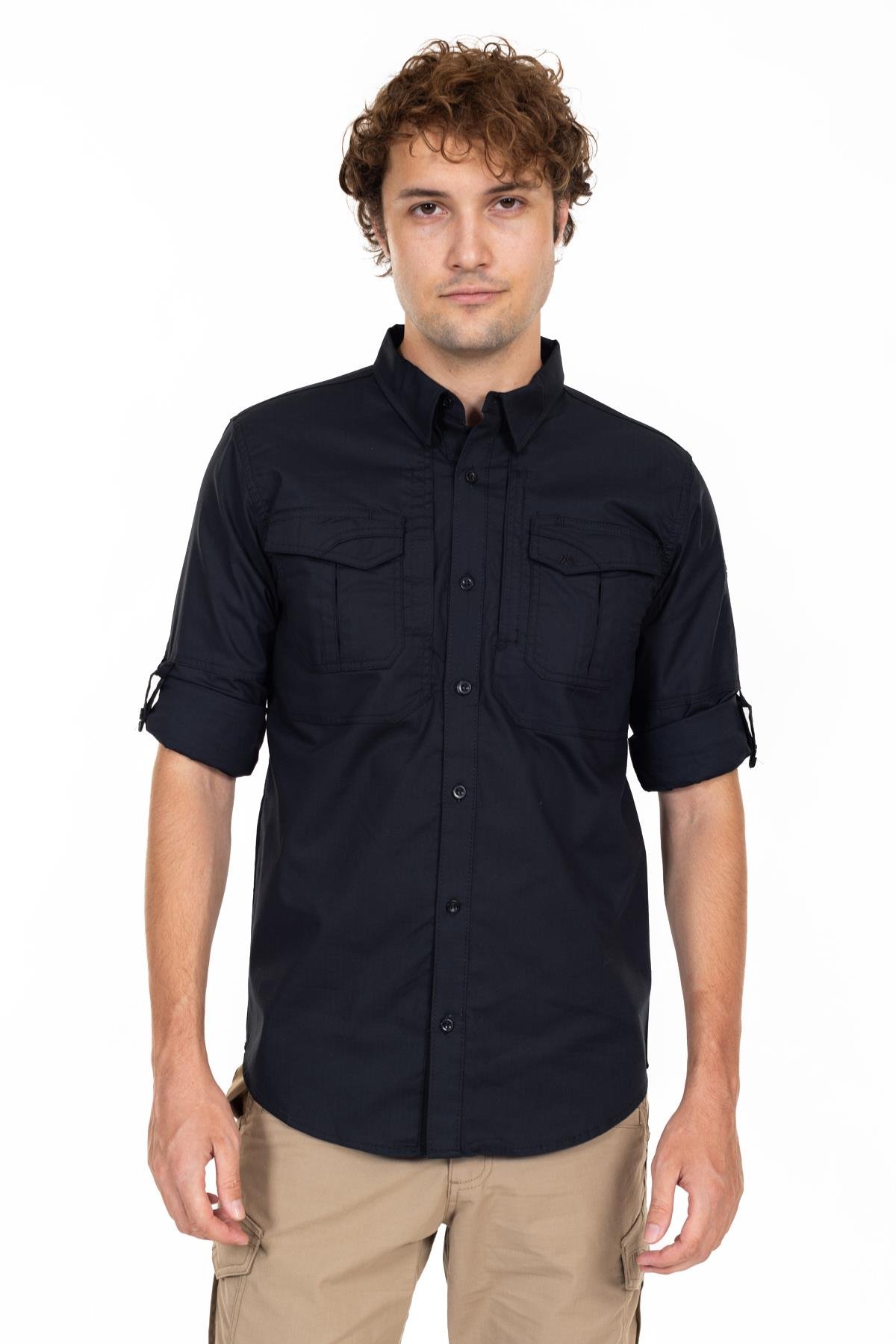 AKN 311 Taktik/Outdoor Siyah Gömlek.