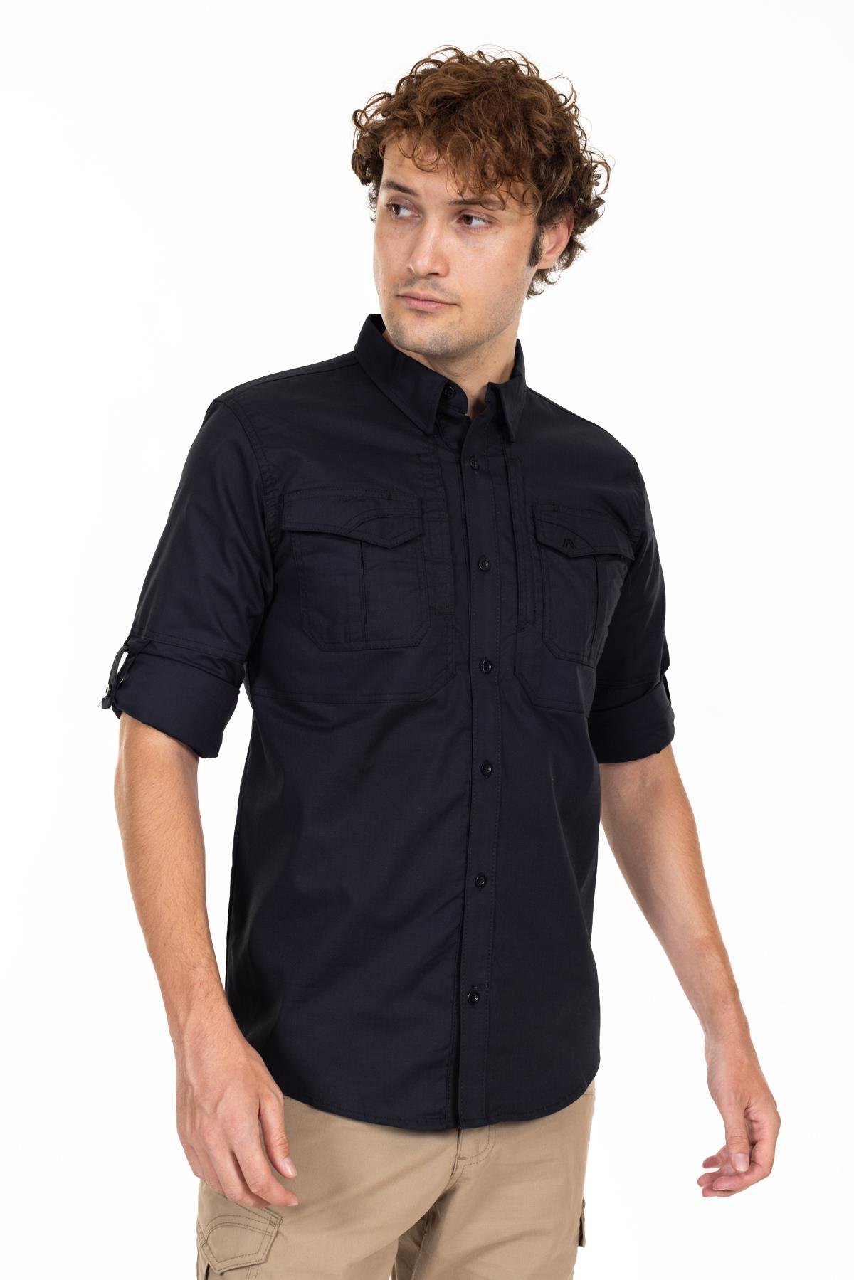 AKN 311 Taktik/Outdoor Siyah Gömlek.