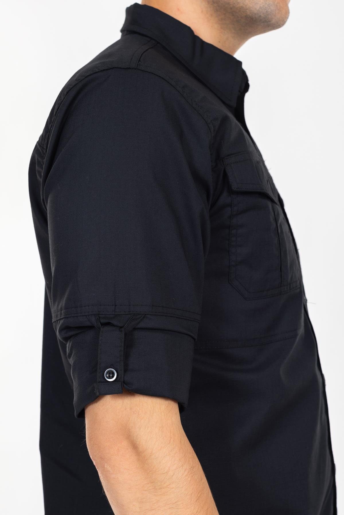 AKN 311 Taktik/Outdoor Siyah Gömlek.