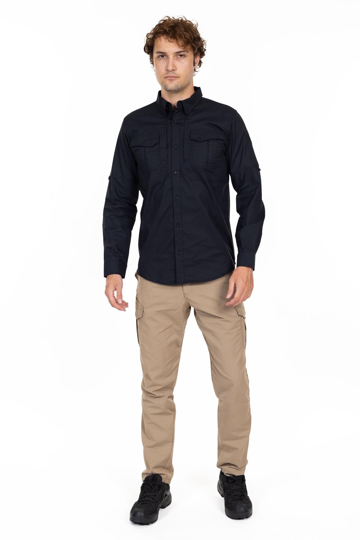 AKN 311 Taktik/Outdoor Siyah Gömlek.