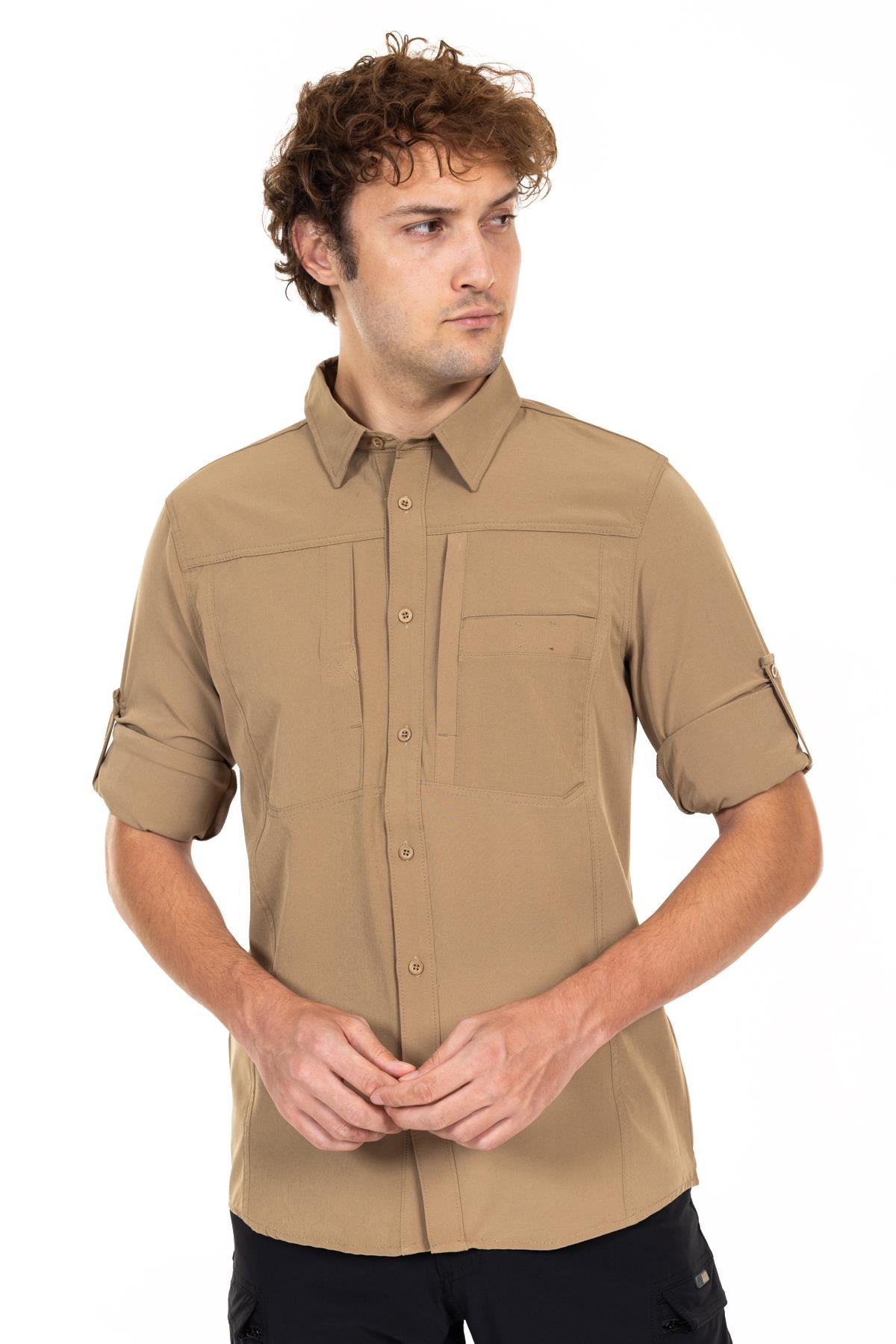 AKN 312 Taktik/Outdoor Bej Gömlek.