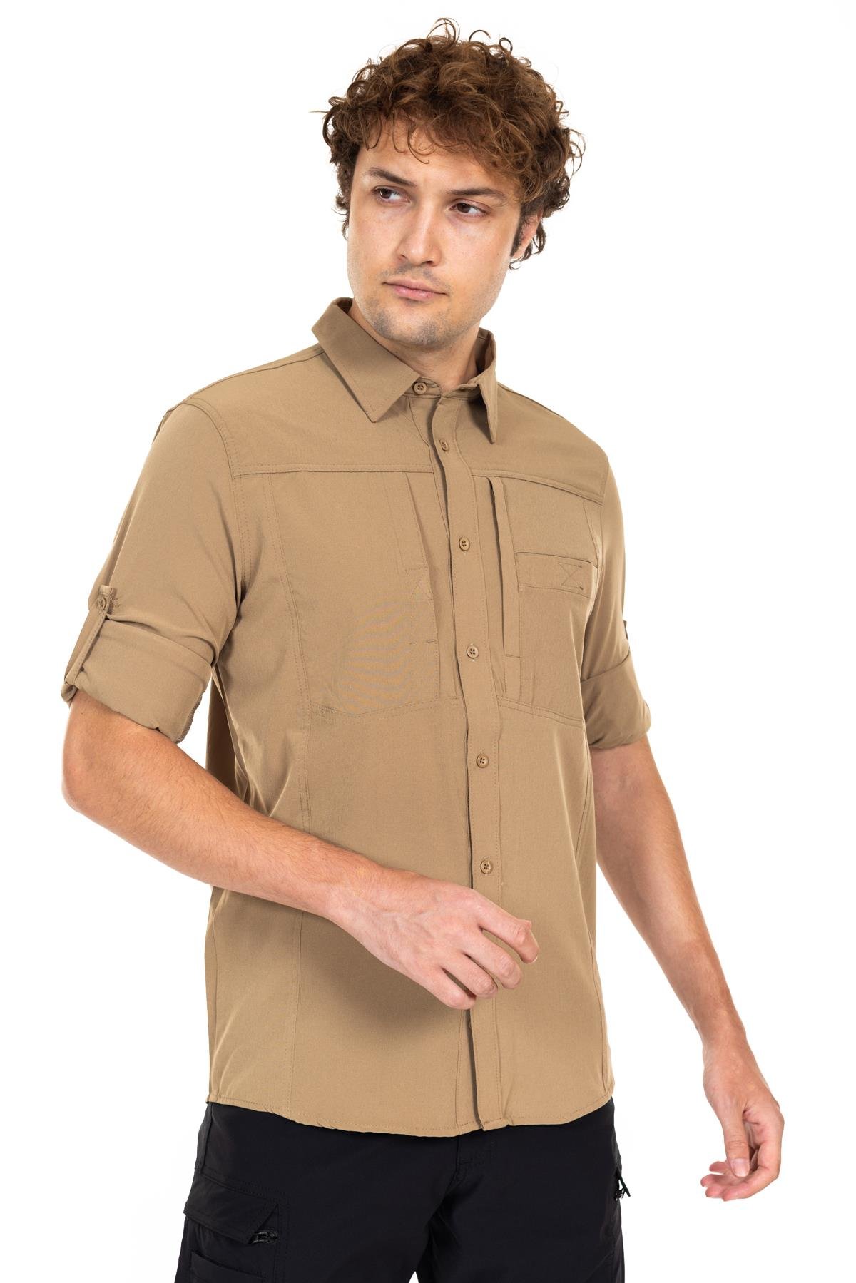 AKN 312 Taktik/Outdoor Bej Gömlek.