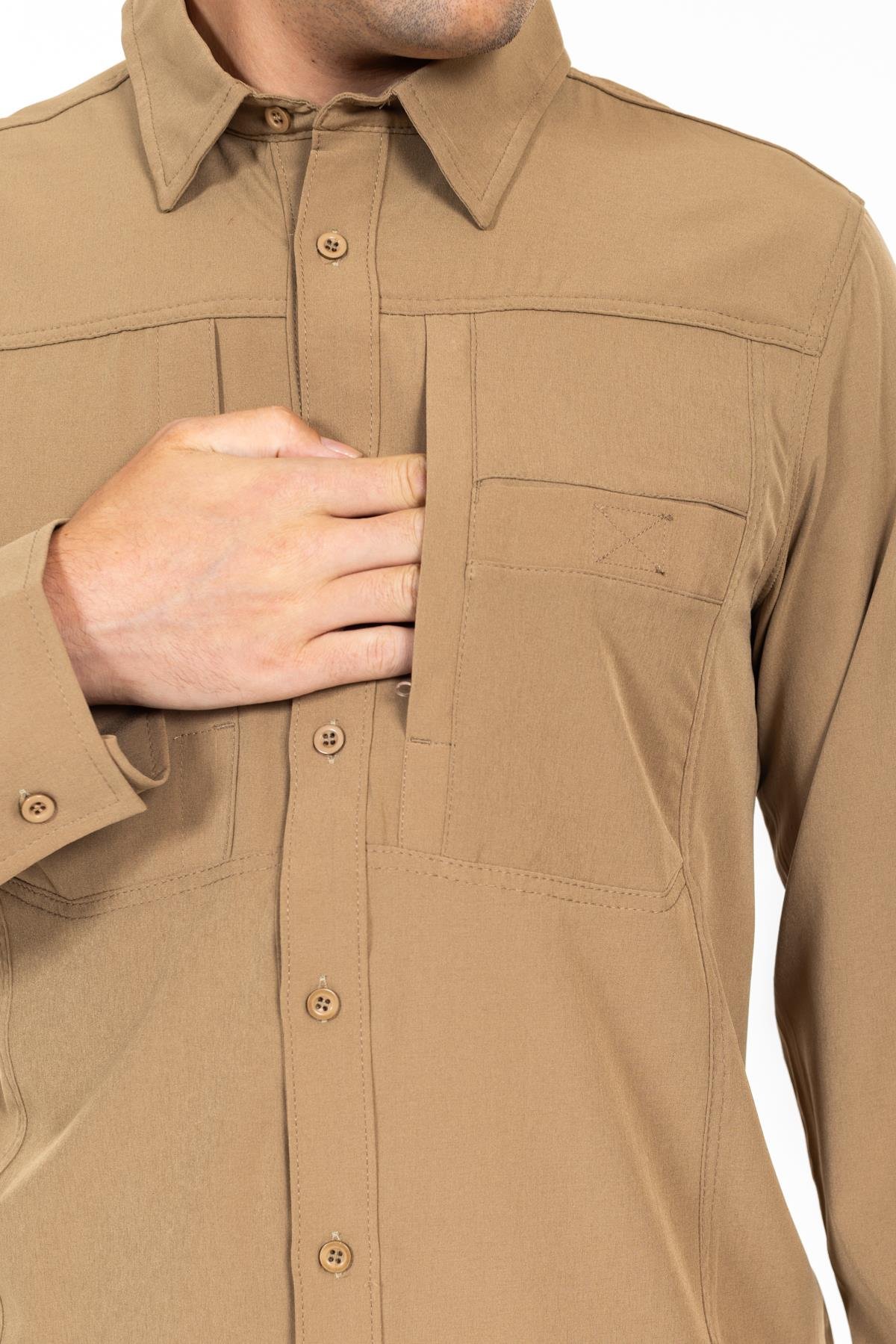 AKN 312 Taktik/Outdoor Bej Gömlek.