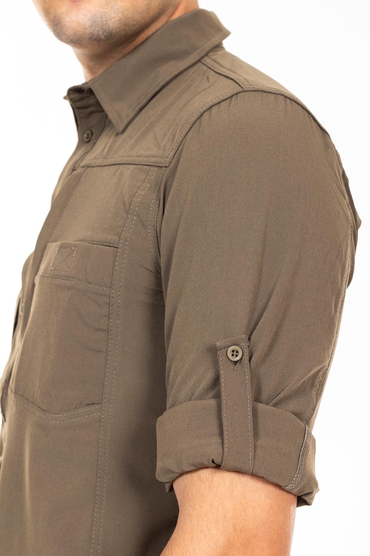 AKN 312 Taktik/Outdoor Haki Gömlek.