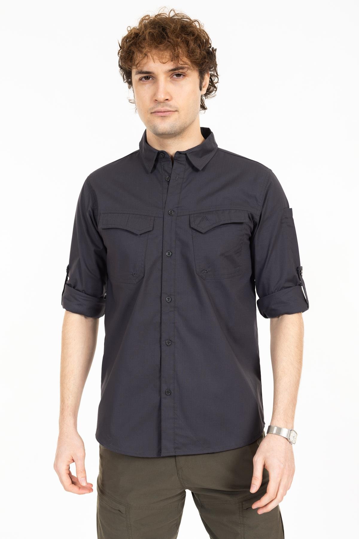 AKN 313 PREMIUM RIPSTOP TAKTİK GÖMLEK-ANTRASİT