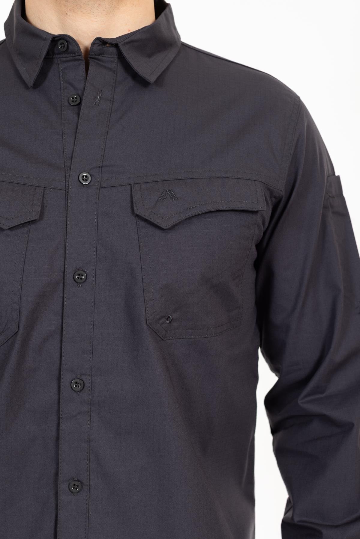 AKN 313 PREMIUM RIPSTOP TAKTİK GÖMLEK-ANTRASİT