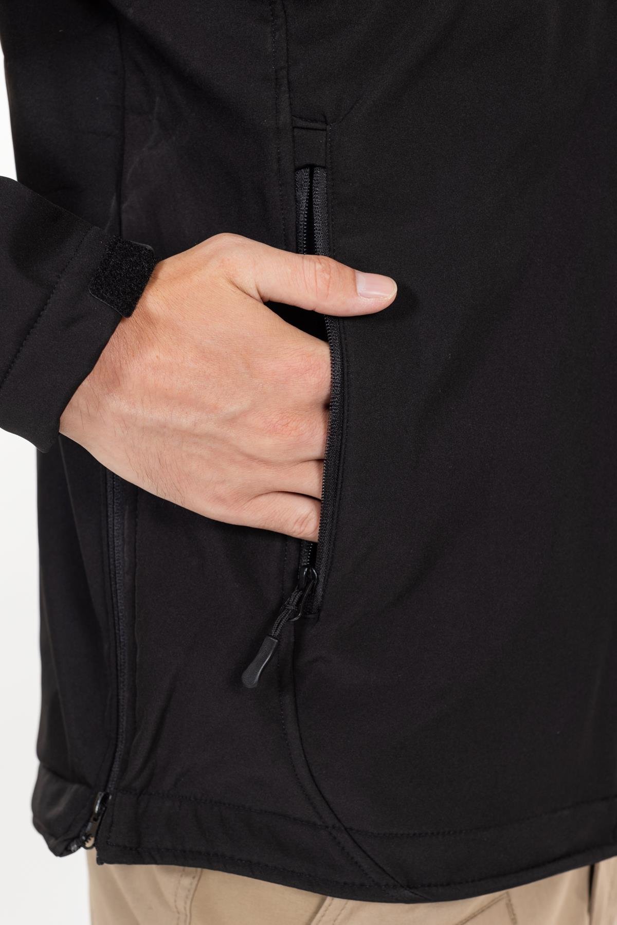 AKN 451 DOUBLE SOFTSHELL TAKTİK MONT SİYAH