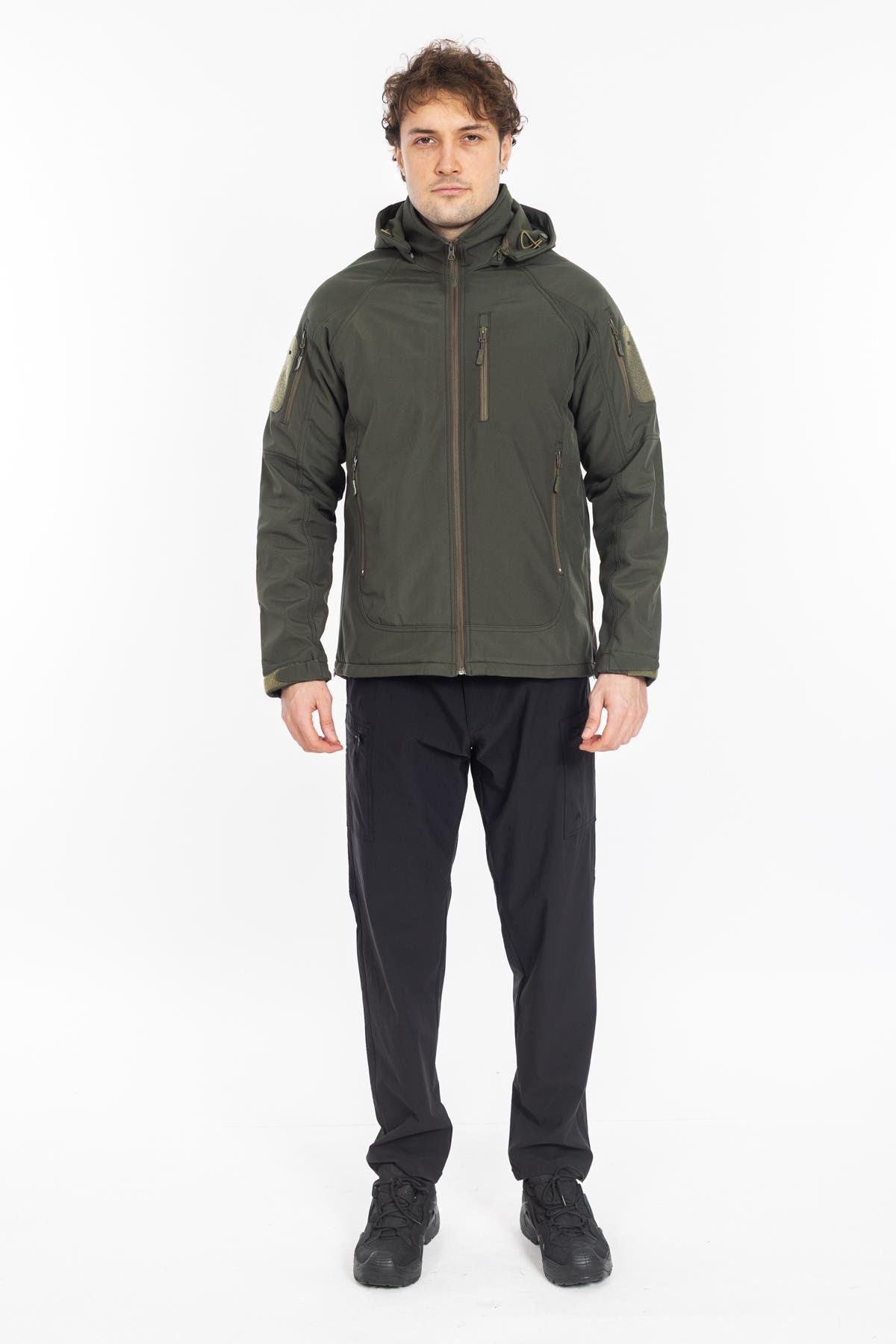 AKN 451 DOUBLE SOFTSHELL TAKTİK MONT HAKİ