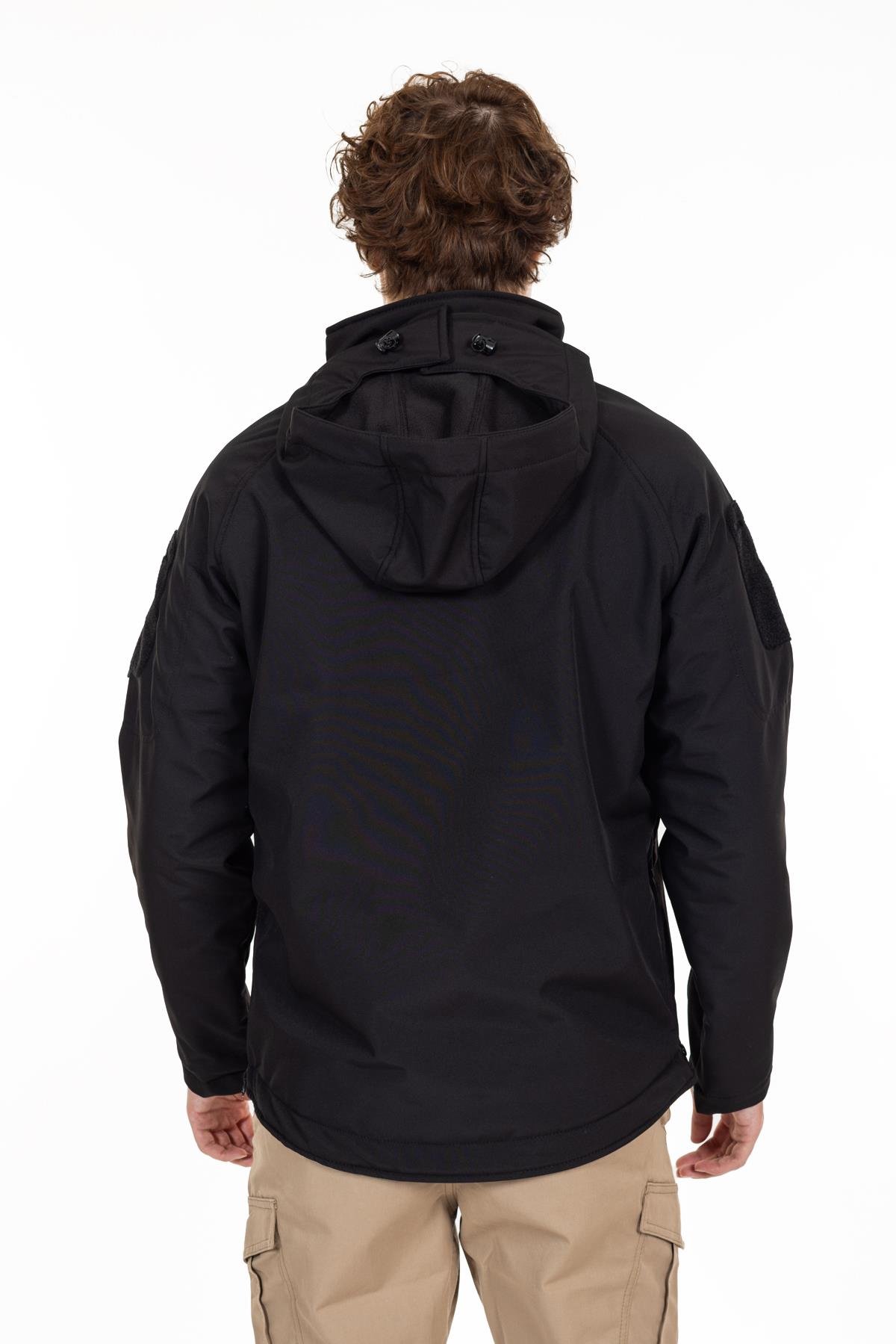 AKN 451 DOUBLE SOFTSHELL TAKTİK MONT SİYAH