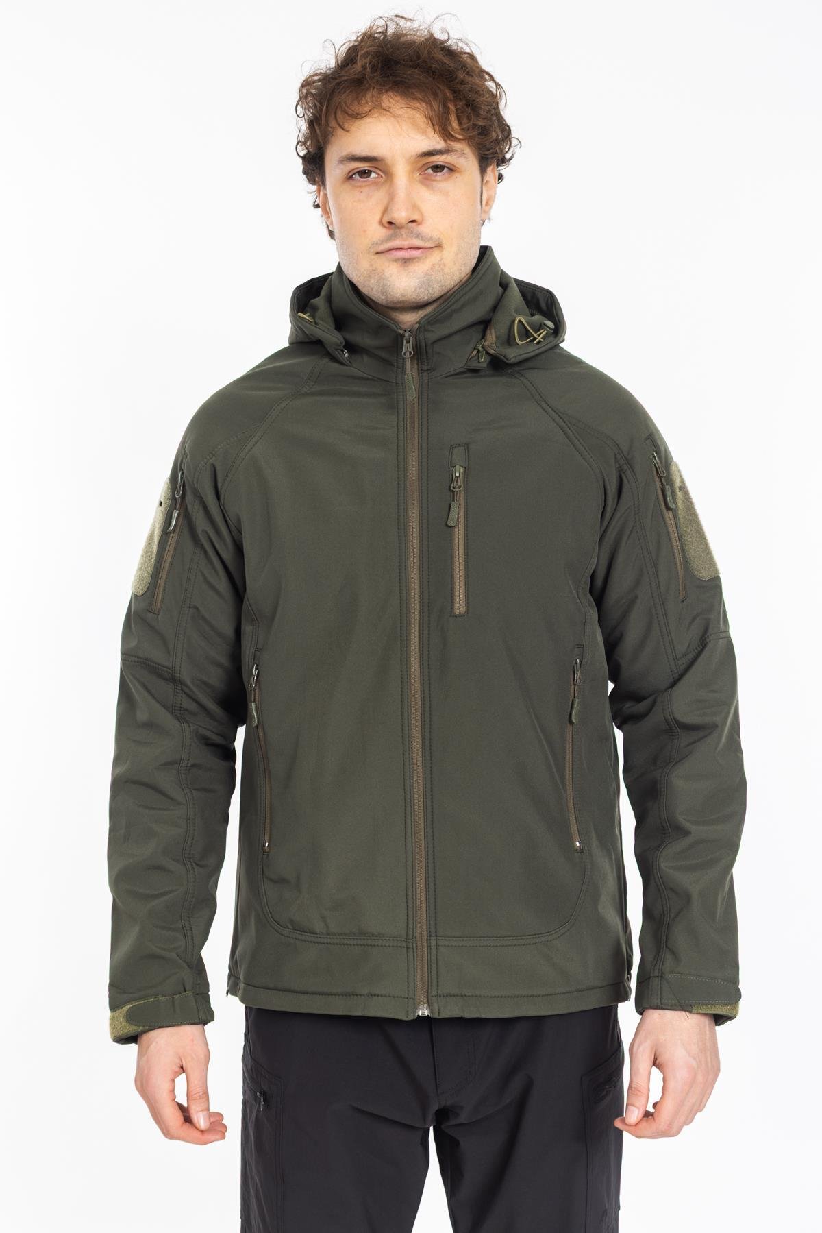 AKN 451 DOUBLE SOFTSHELL TAKTİK MONT HAKİ