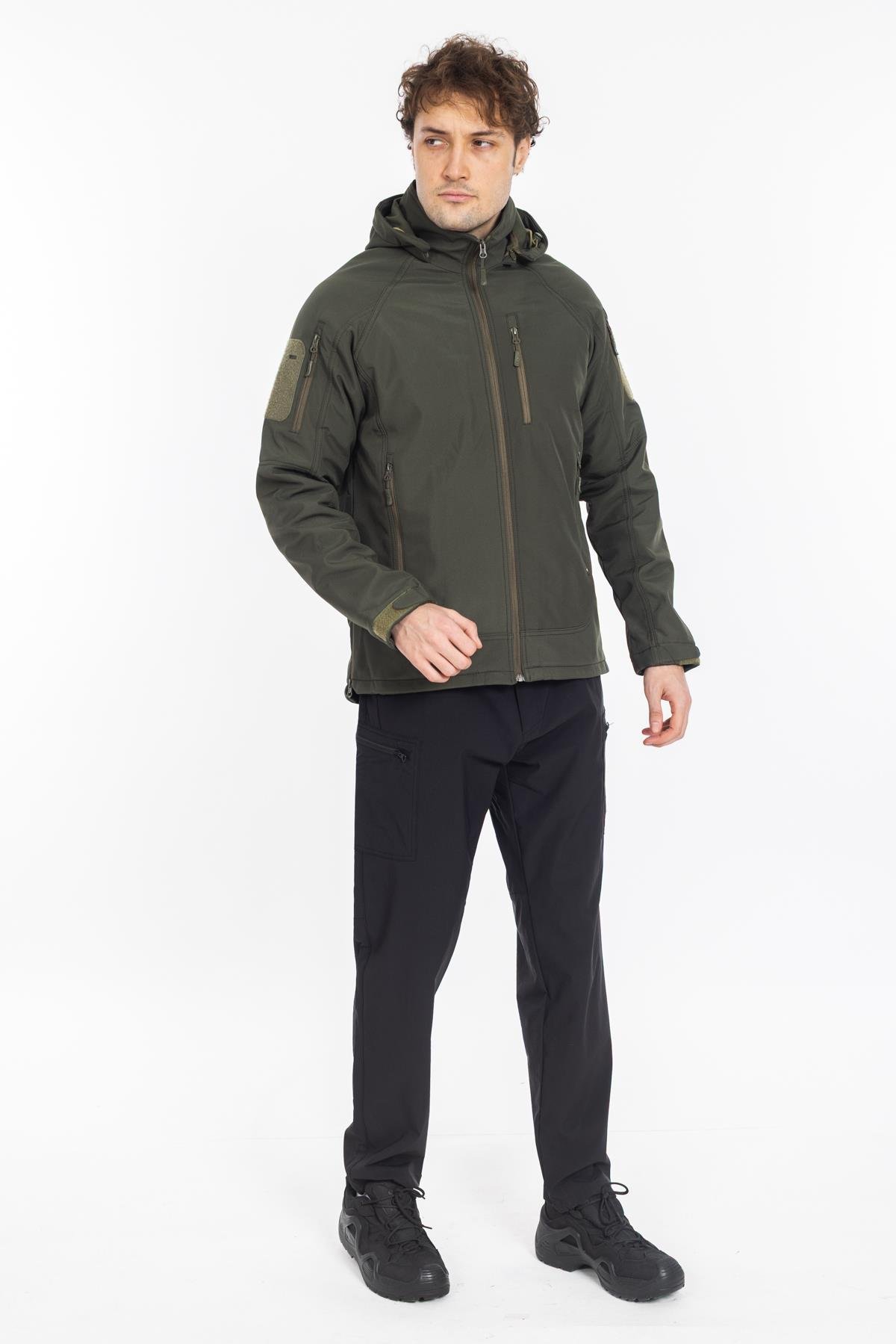 AKN 451 DOUBLE SOFTSHELL TAKTİK MONT HAKİ