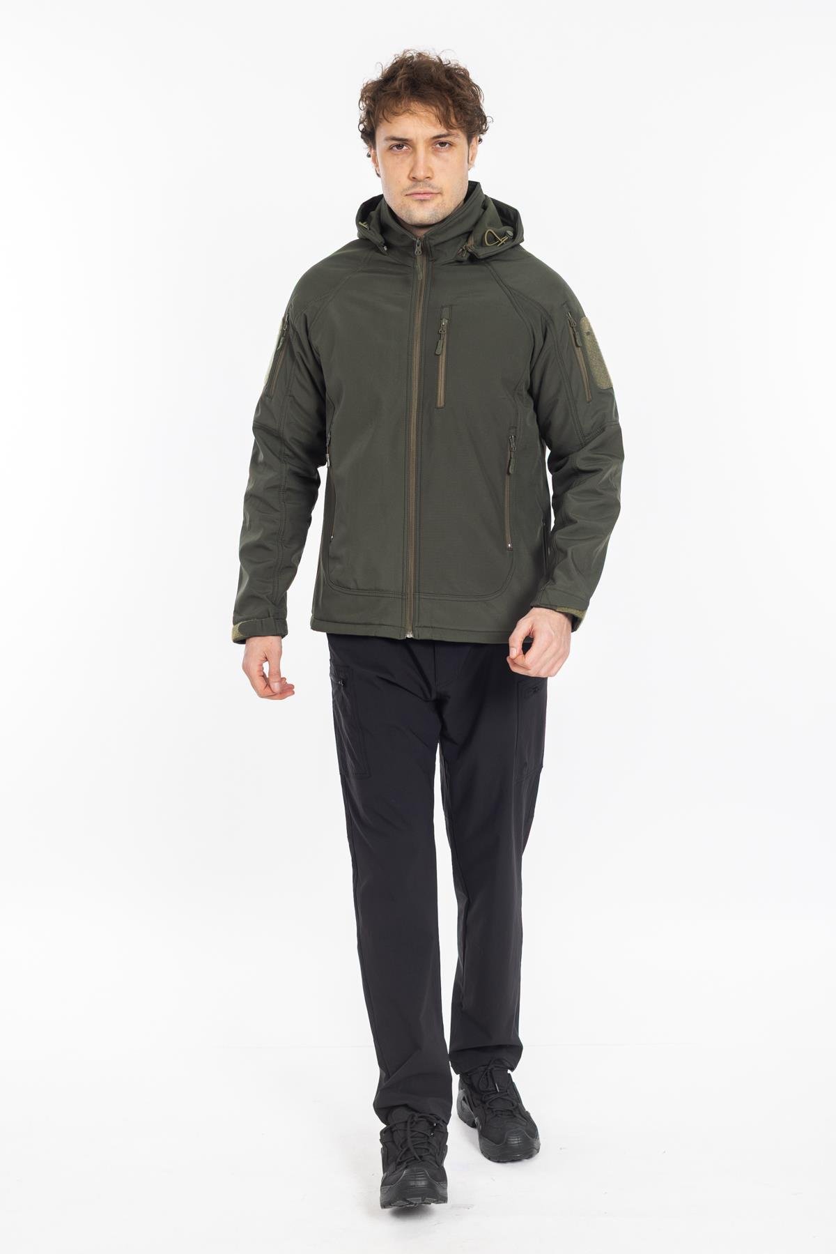 AKN 451 DOUBLE SOFTSHELL TAKTİK MONT HAKİ