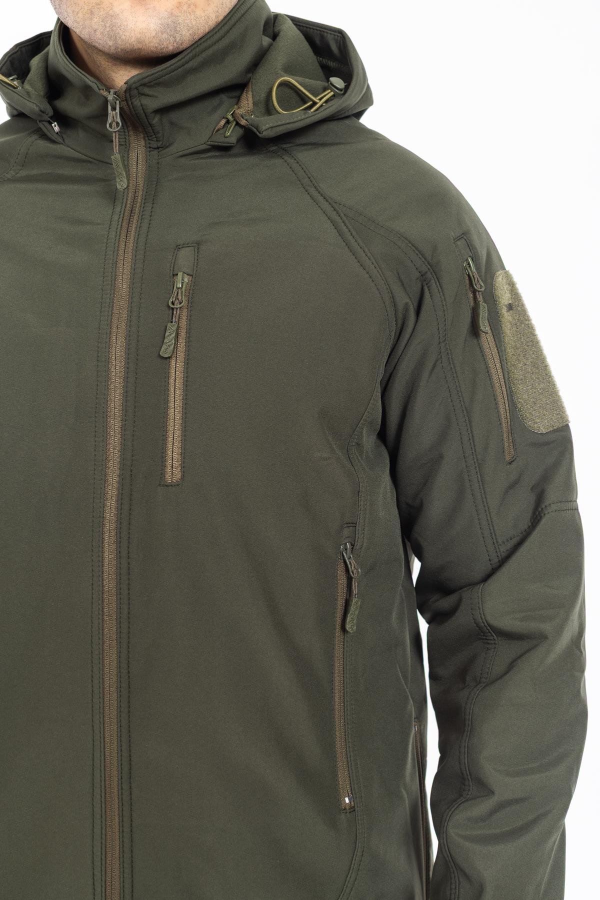 AKN 451 DOUBLE SOFTSHELL TAKTİK MONT HAKİ