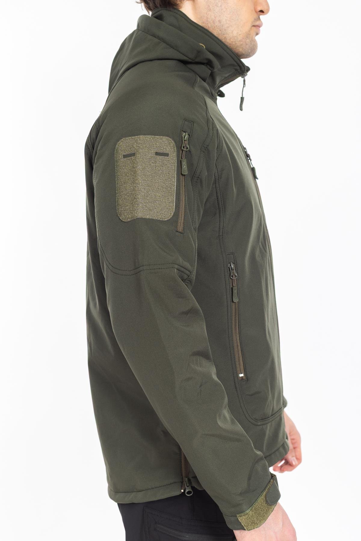 AKN 451 DOUBLE SOFTSHELL TAKTİK MONT HAKİ