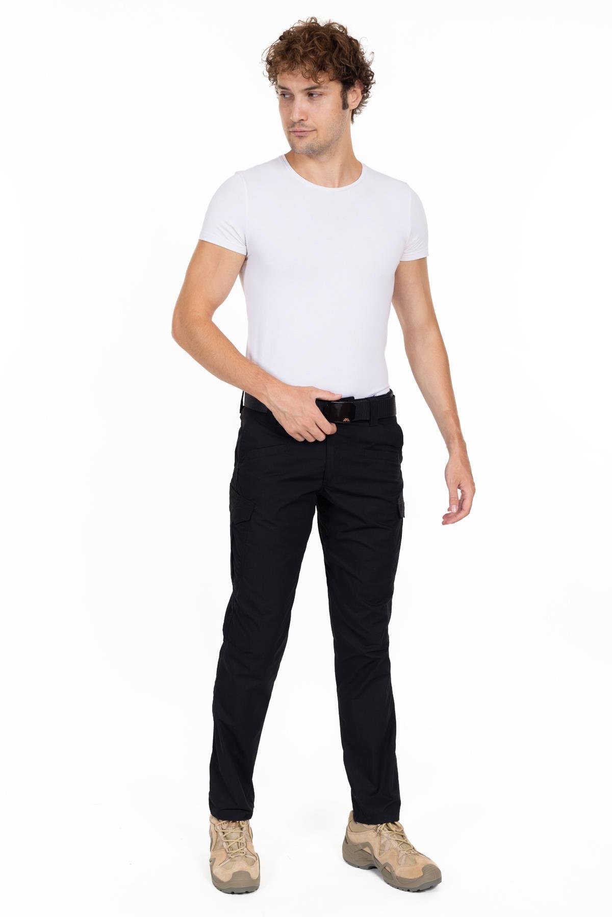 AKN 516 TAKTİK/OUTDOOR RIPSTOP SİYAH PANTOLON