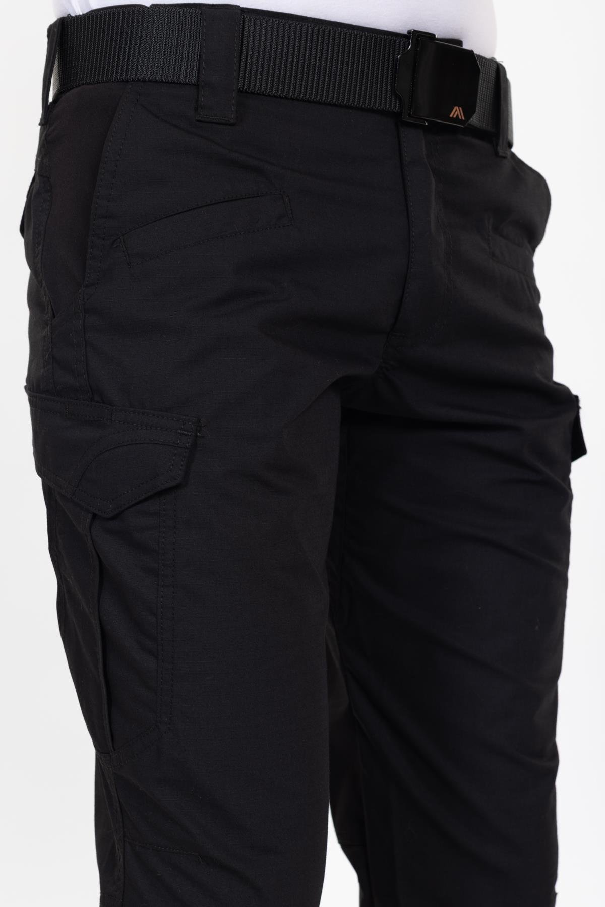AKN 516 TAKTİK/OUTDOOR RIPSTOP SİYAH PANTOLON