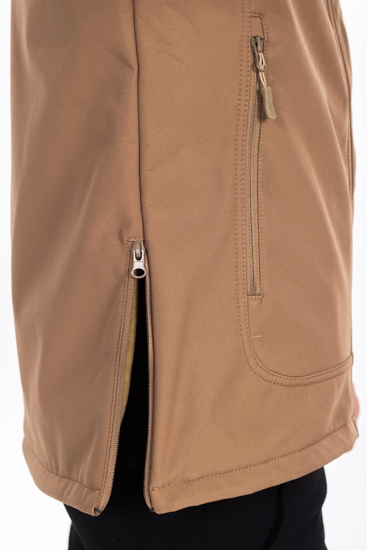AKN Double Softshell Taktik Mont Bej