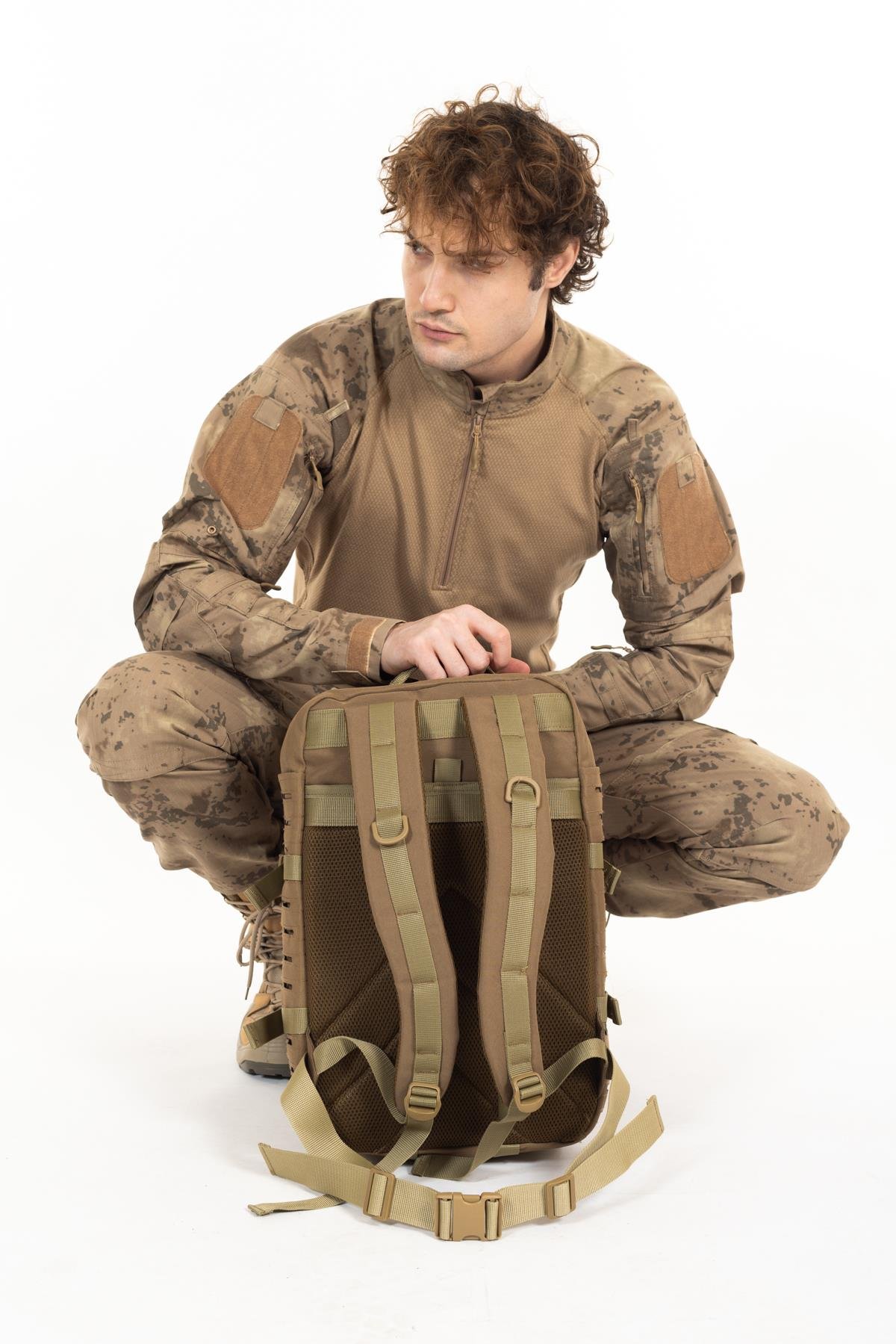 AKN 45 LT. TAKTİK SIRT ÇANTASI-BEJ