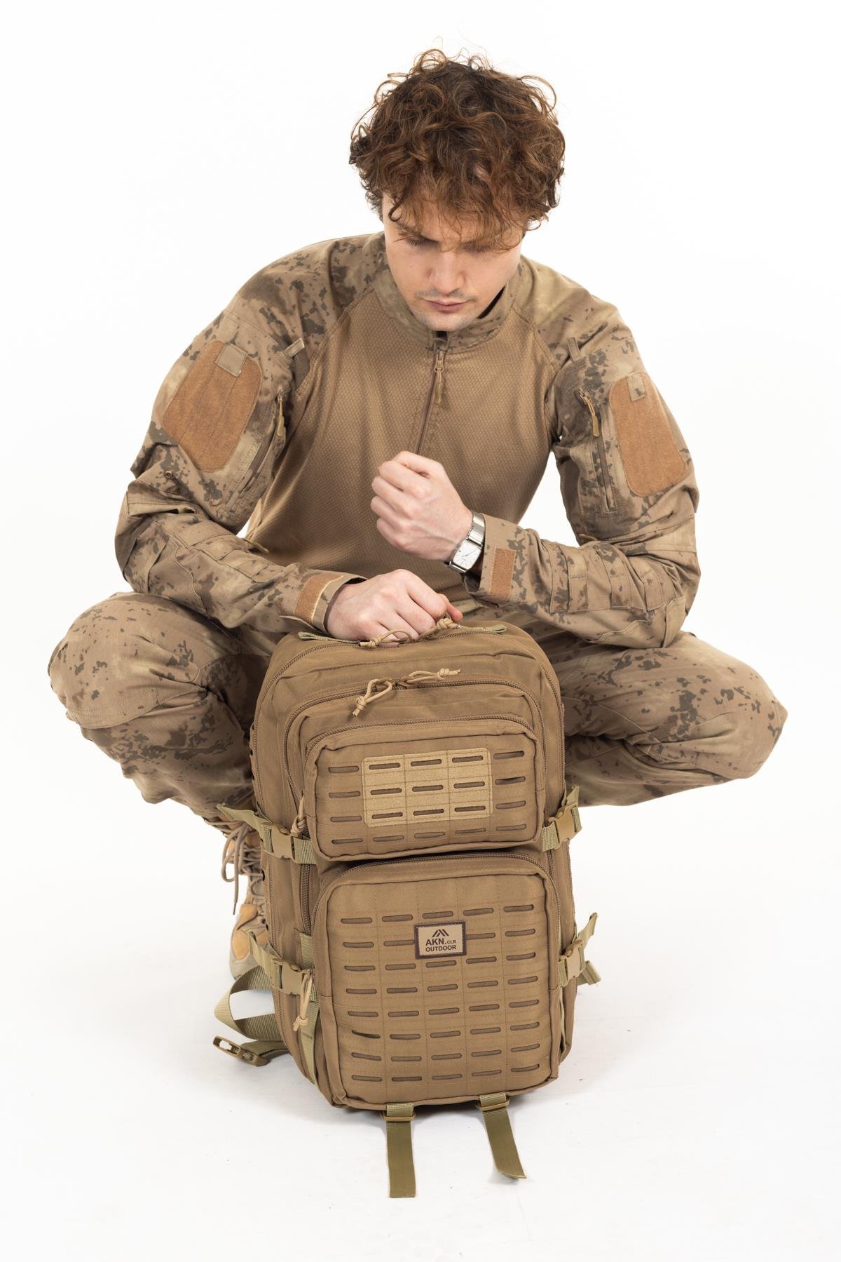 AKN 45 LT. TAKTİK SIRT ÇANTASI-BEJ