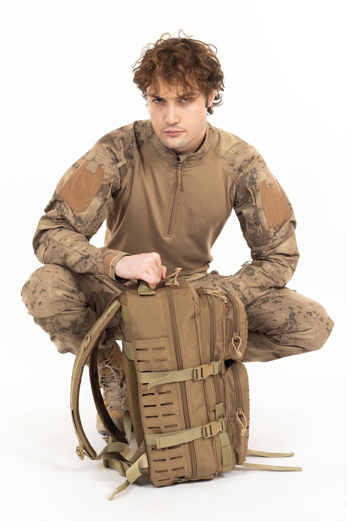 AKN 45 LT. TAKTİK SIRT ÇANTASI-BEJ