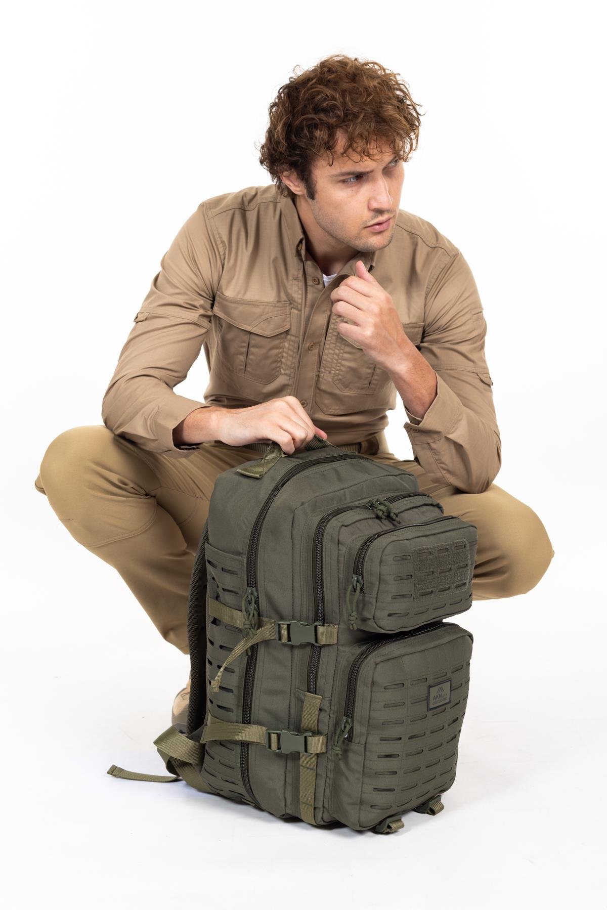 AKN 45 LT. TAKTİK SIRT ÇANTASI-BEJ