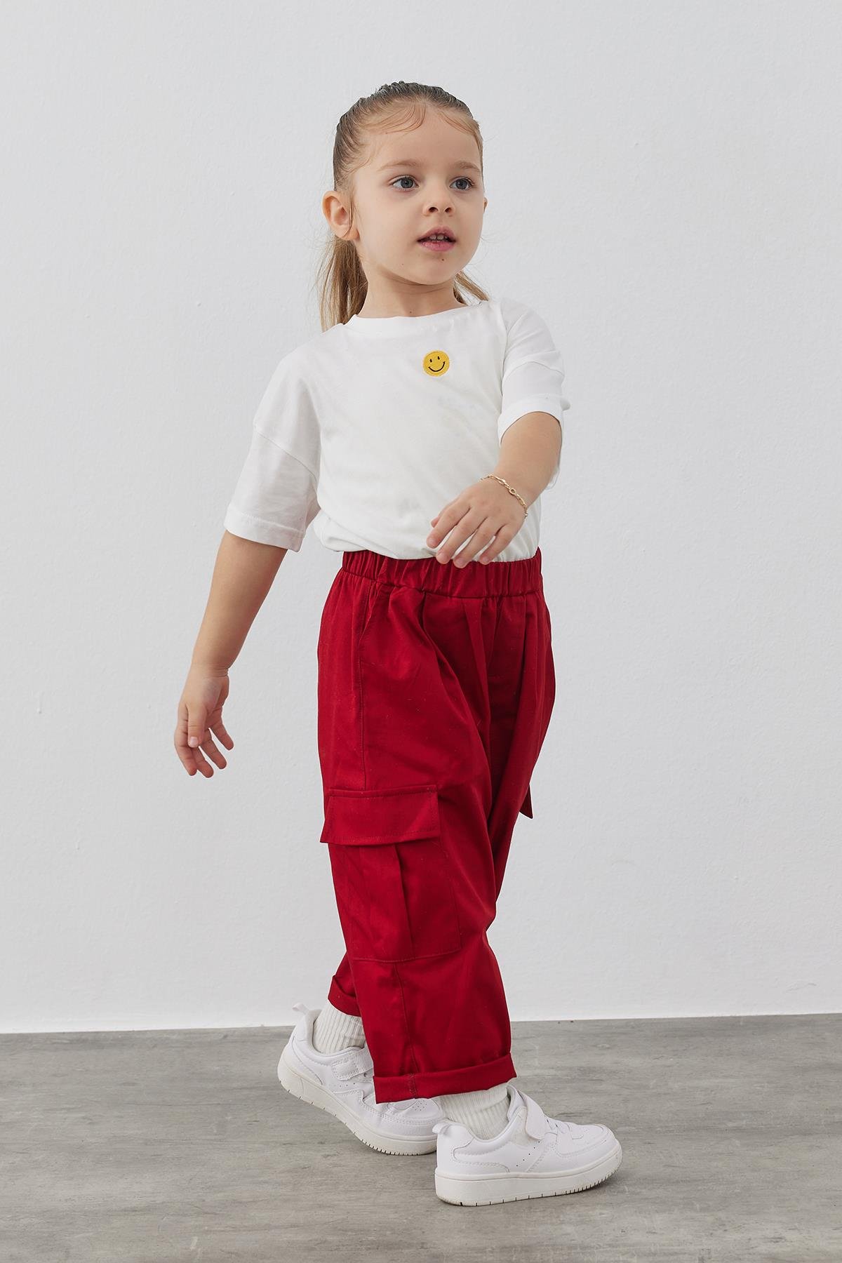 Bordo Kargo Pantolon