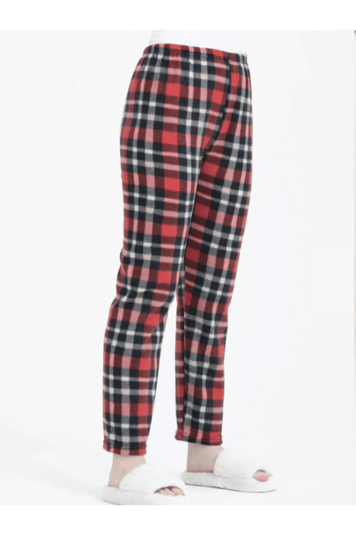 Cepsiz Kışlık Polar Kadın Pijama Altı Tek Alt