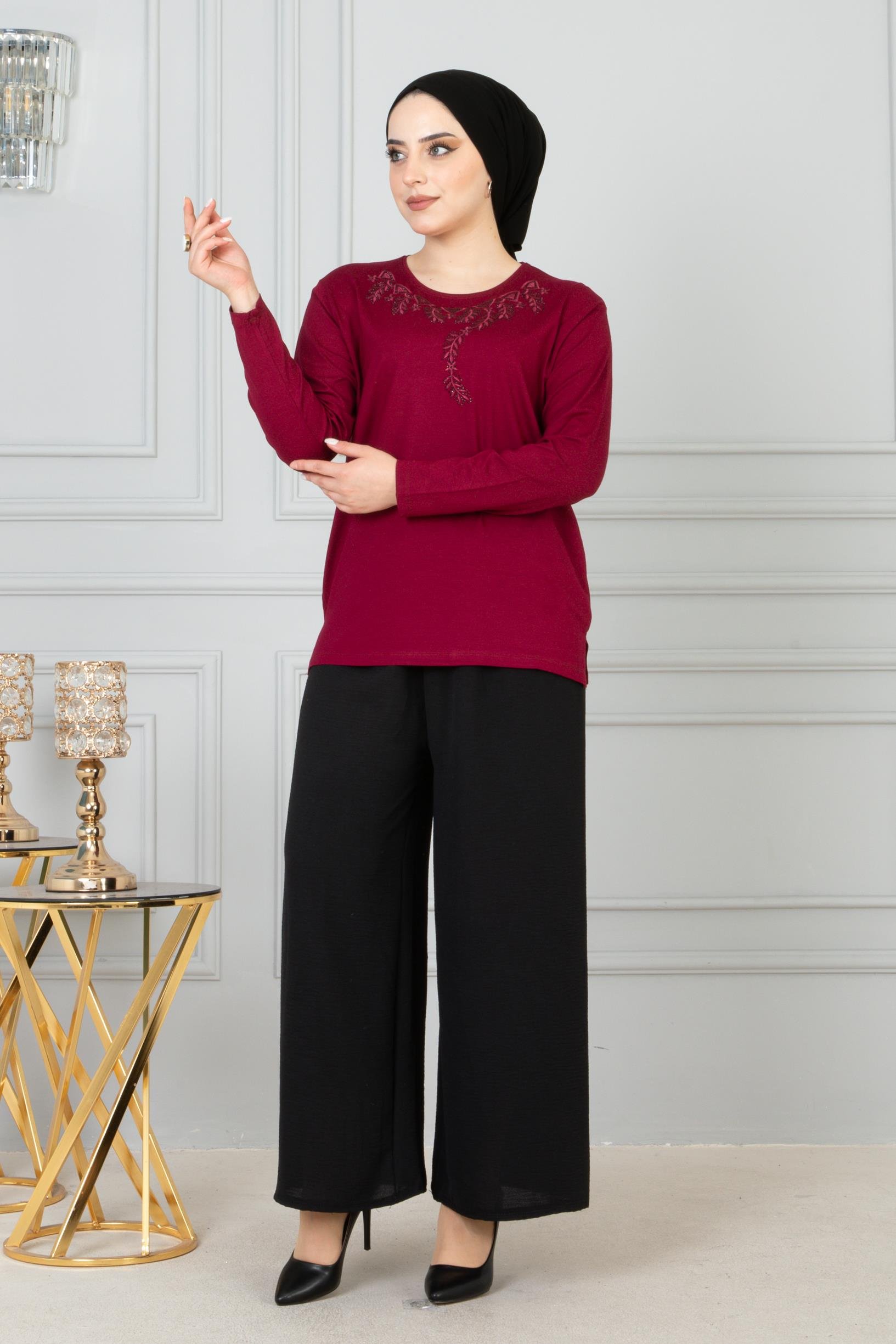 Kadın Anne Penye Bluz