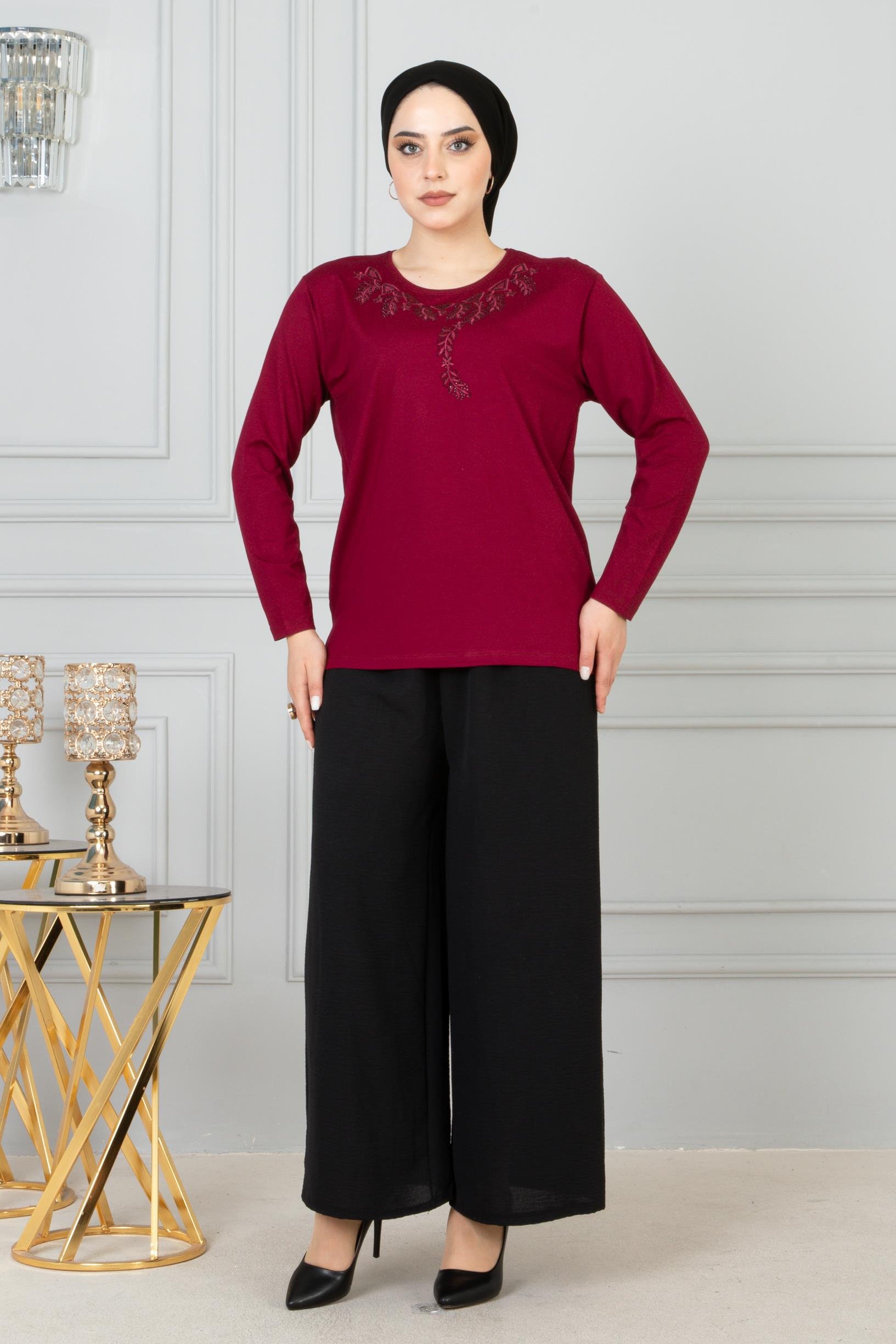 Kadın Anne Penye Bluz