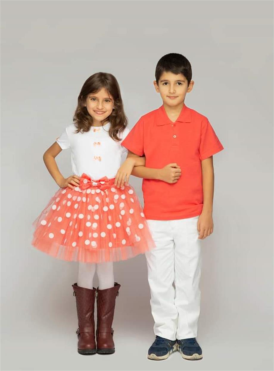 KIZ ERKEK ÇOCUK 23 NİSAN 29 EKİM 10 KASIM GÖSTERİ KOSTÜM T-SHIRT PANTOLON TÜTÜ ETEK