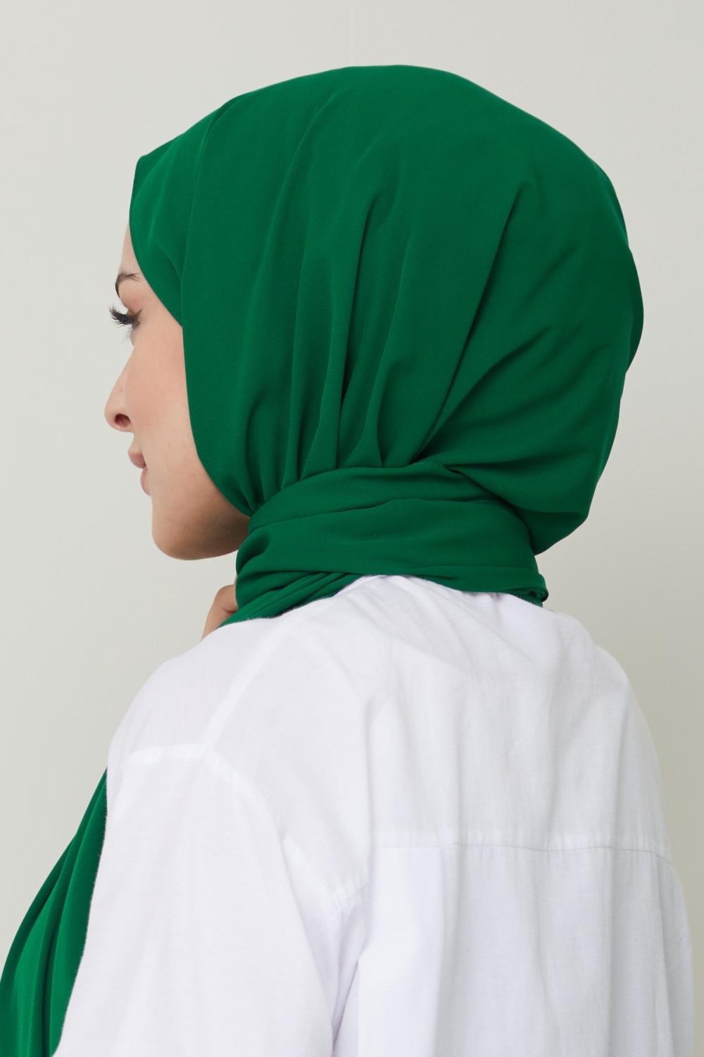 Medine İpeği Yeşil Şal 