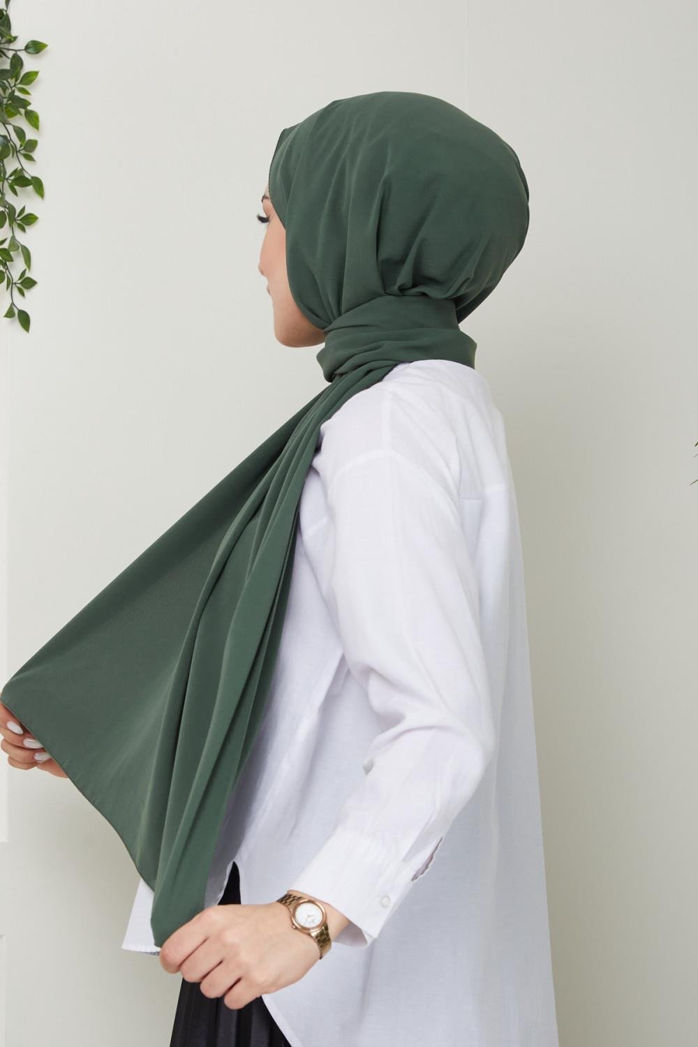 Medine İpeği Açık Yeşil Şal 