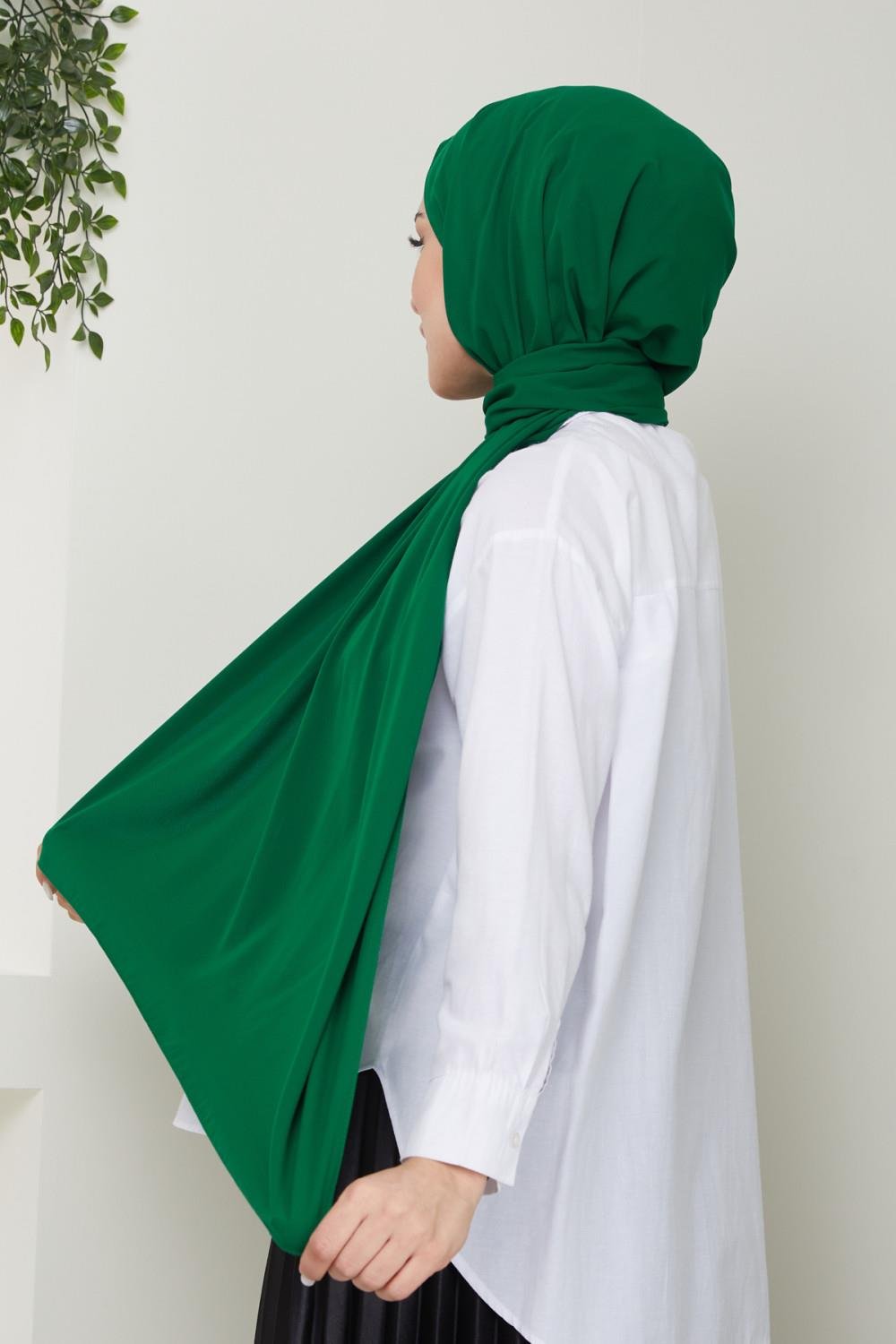 Medine İpeği Yeşil Şal 