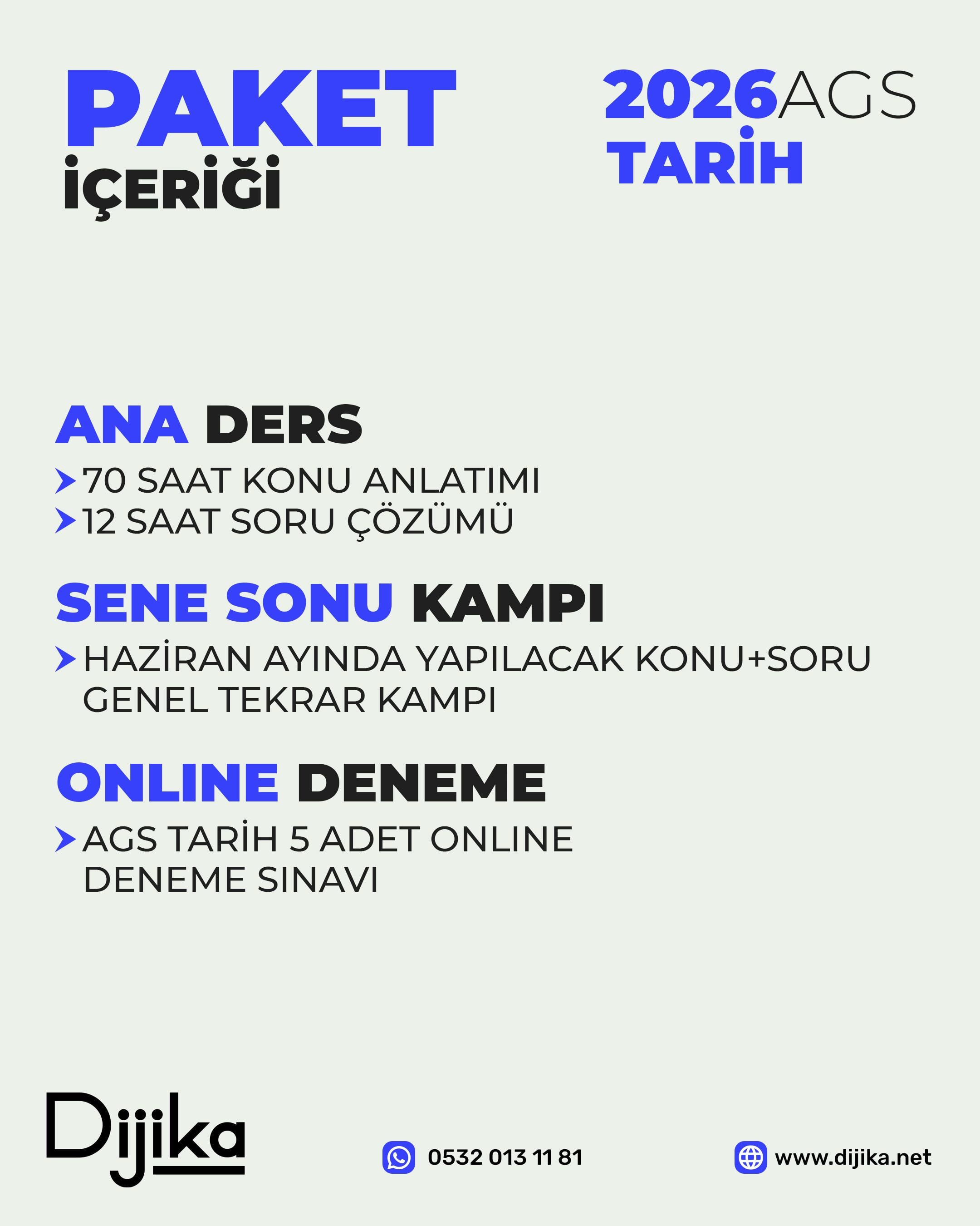 2026 AGS TARİH