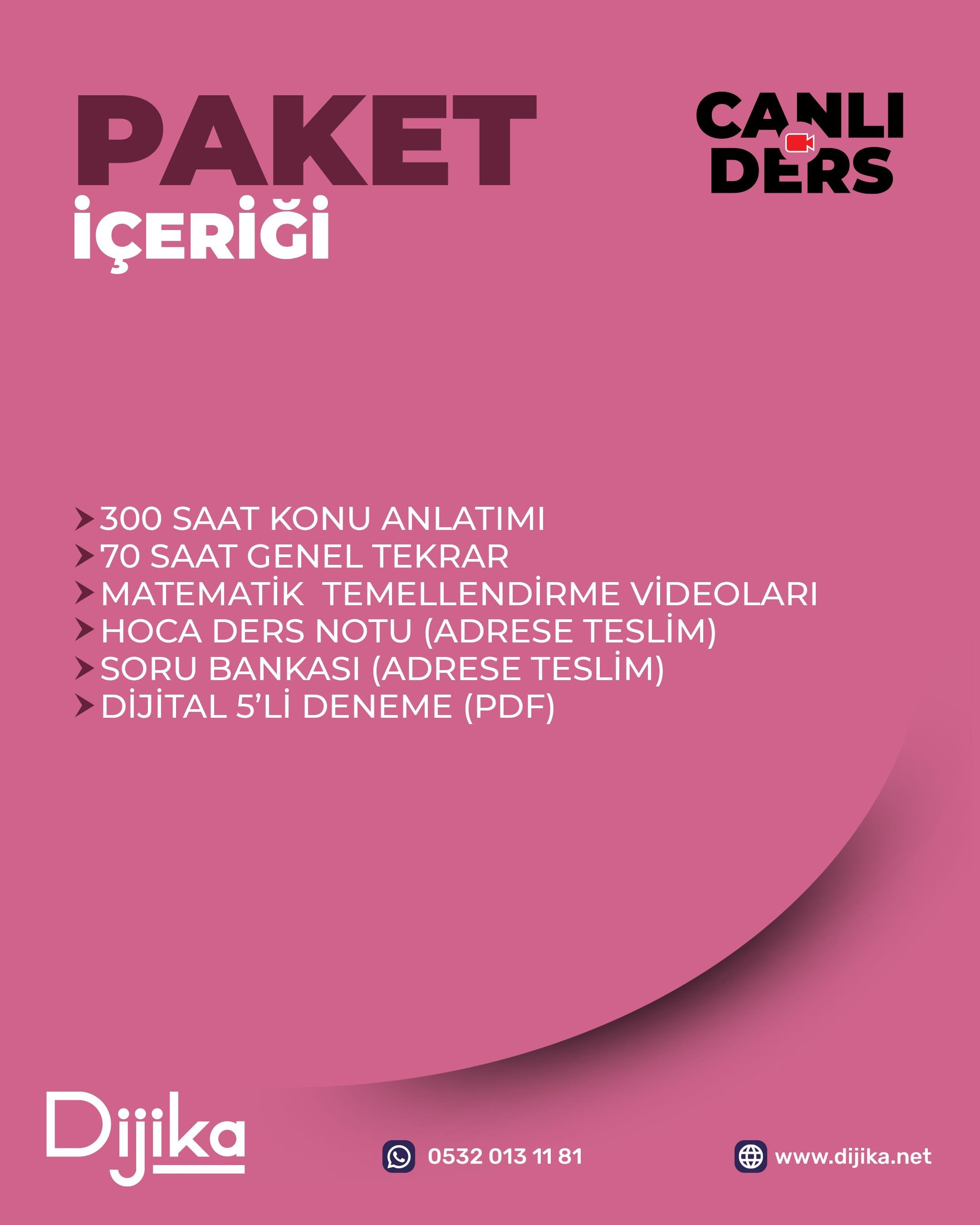 2026 DGS & GYGK I CANLI DERS