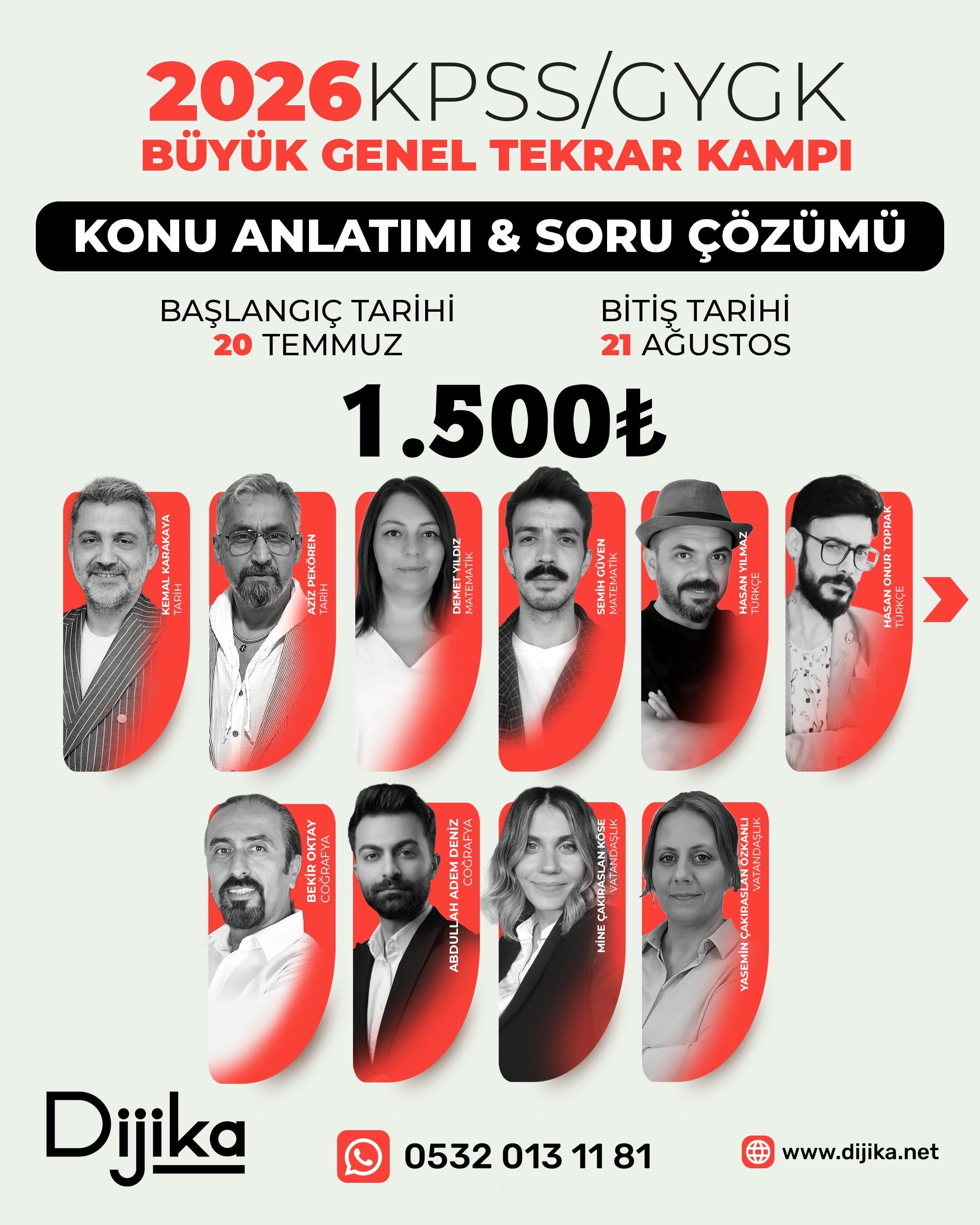 2026 KPSS/GYGK BÜYÜK GENEL TEKRAR KAMPI