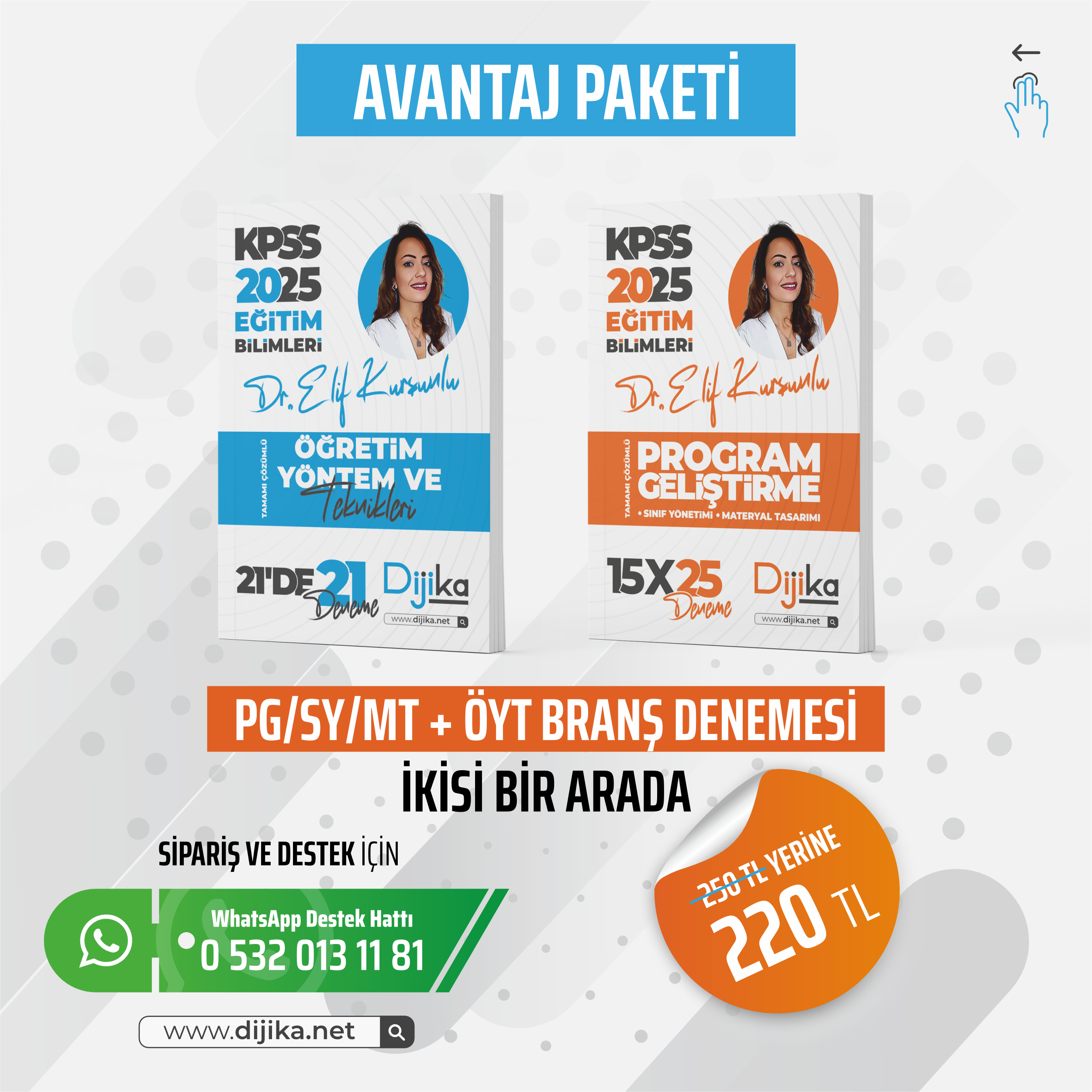 AVANTAJ PAKETİ | DR.ELİF KURŞUNLU | ÖYT/PG/SY/MT | BRANŞ DENEMELERİ