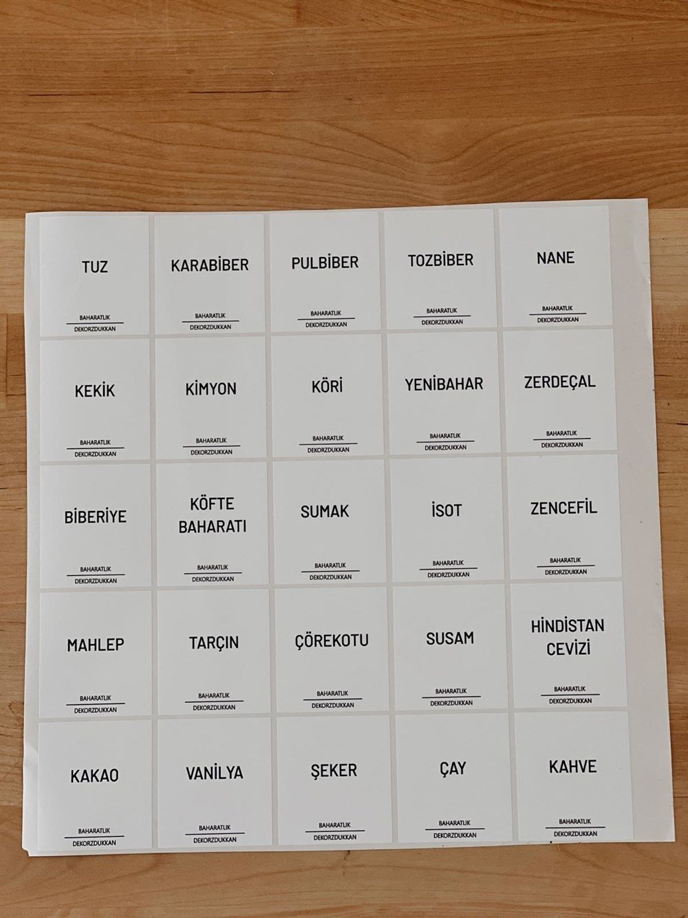  12'li Bambu Vakum Kapaklı Cam Kavanoz Baharatlık