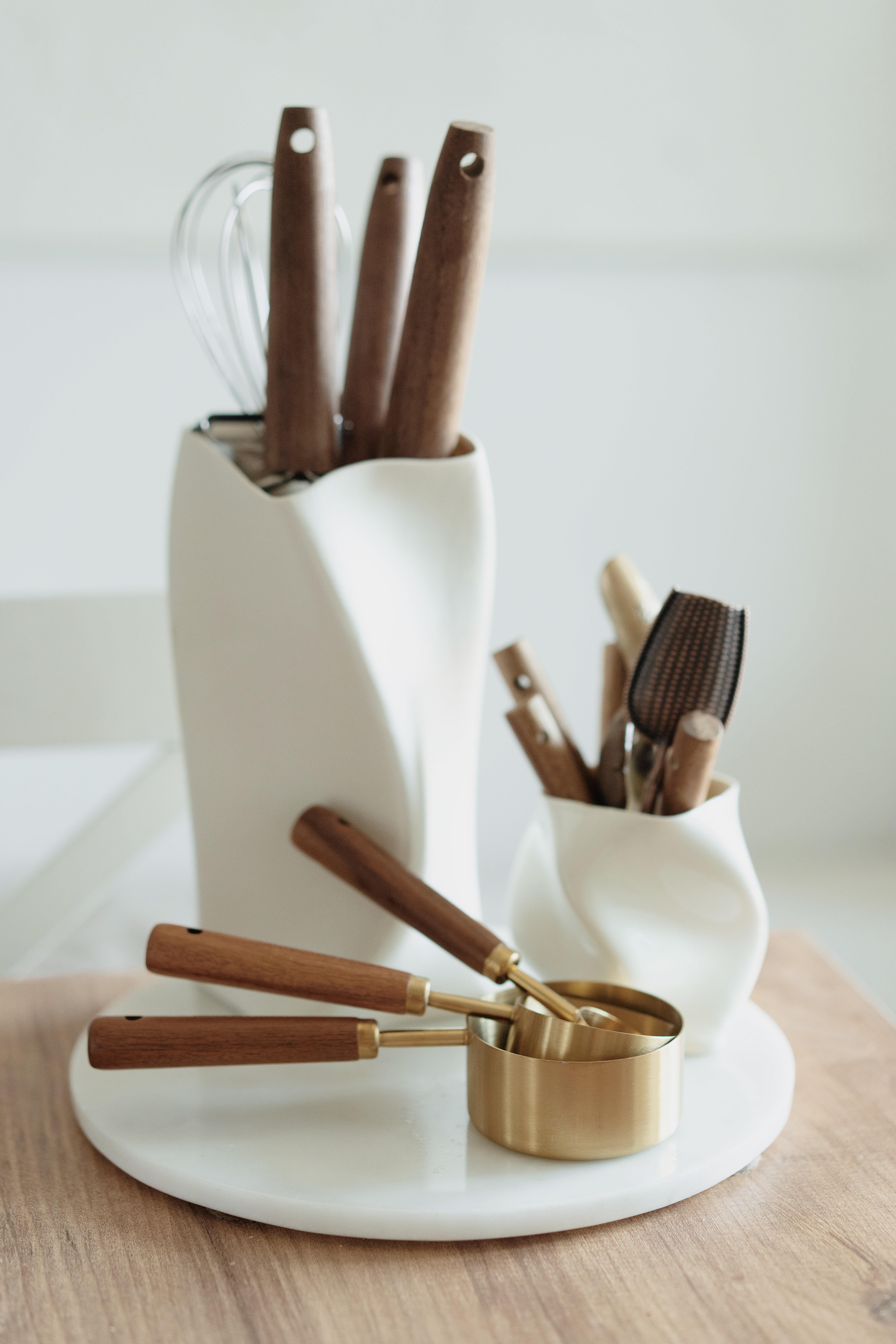 3'lü Ahşap Saplı Gold Çelik Ölçü Kaşığı