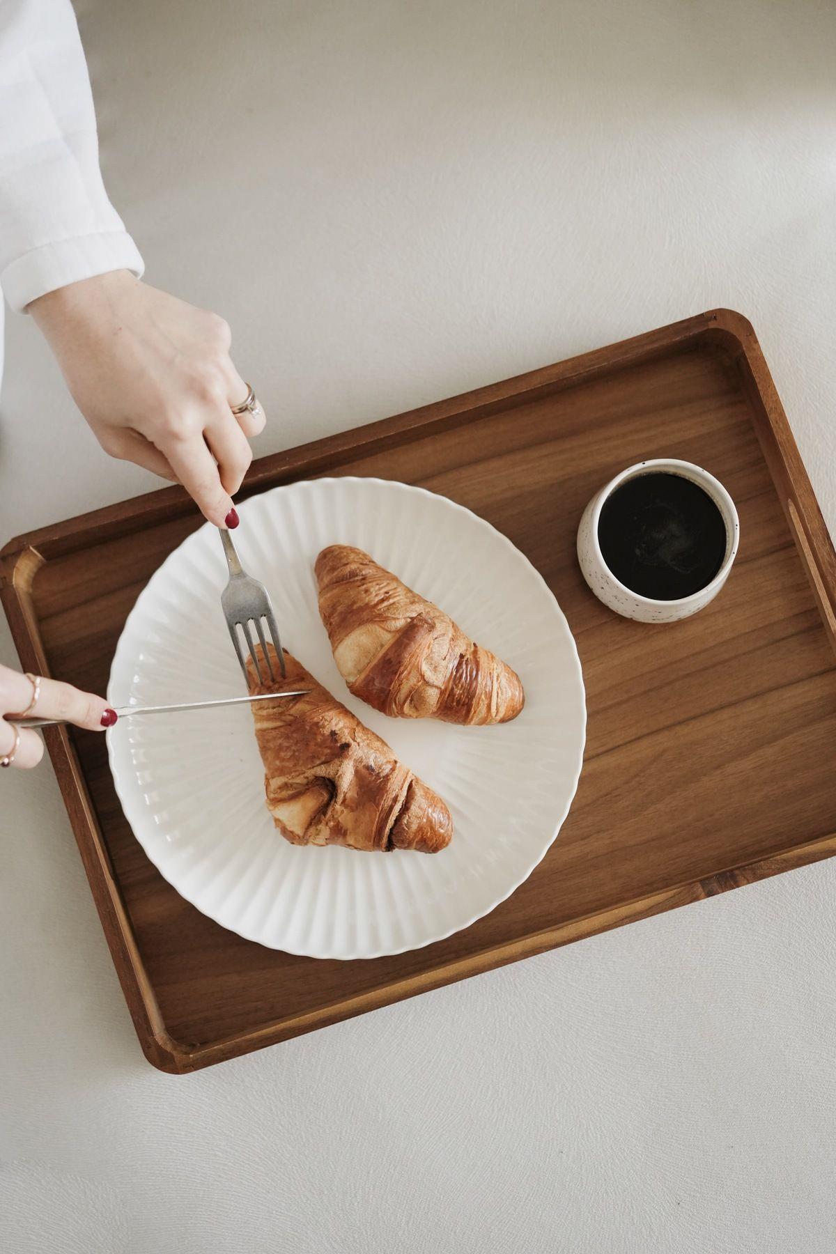 3'lü Akasya Dikdörtgen Tepsi Seti