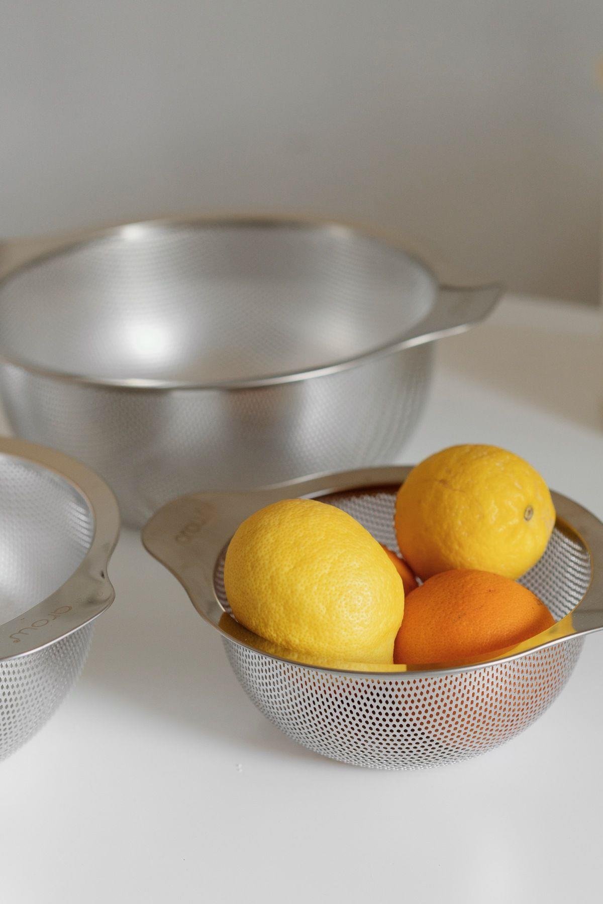 3^lü Paslanmaz Çelik Süzgeç Seti