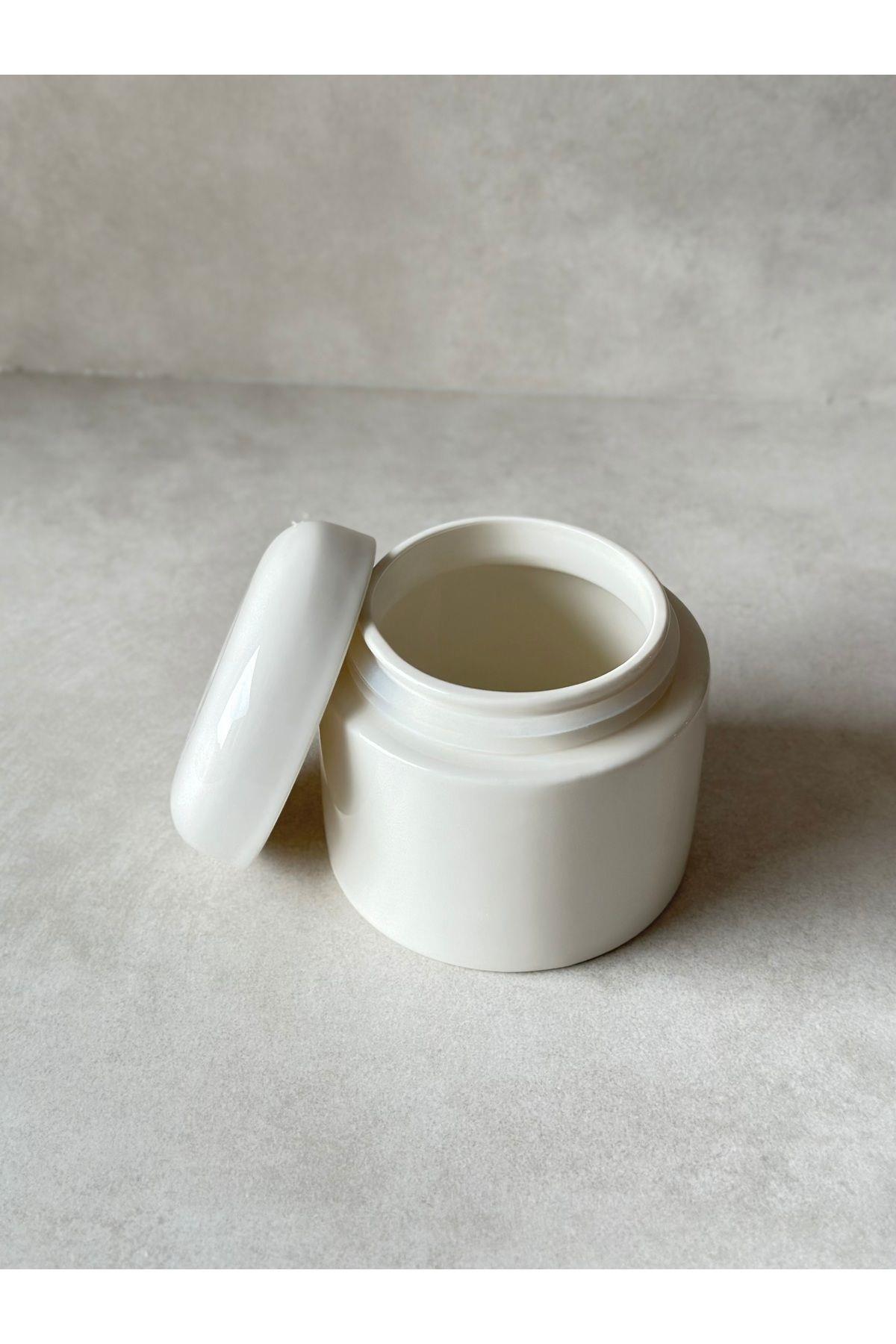 3'lü Porselen Vakum Kapaklı Kavanoz Seti (6 Adet Etiket )