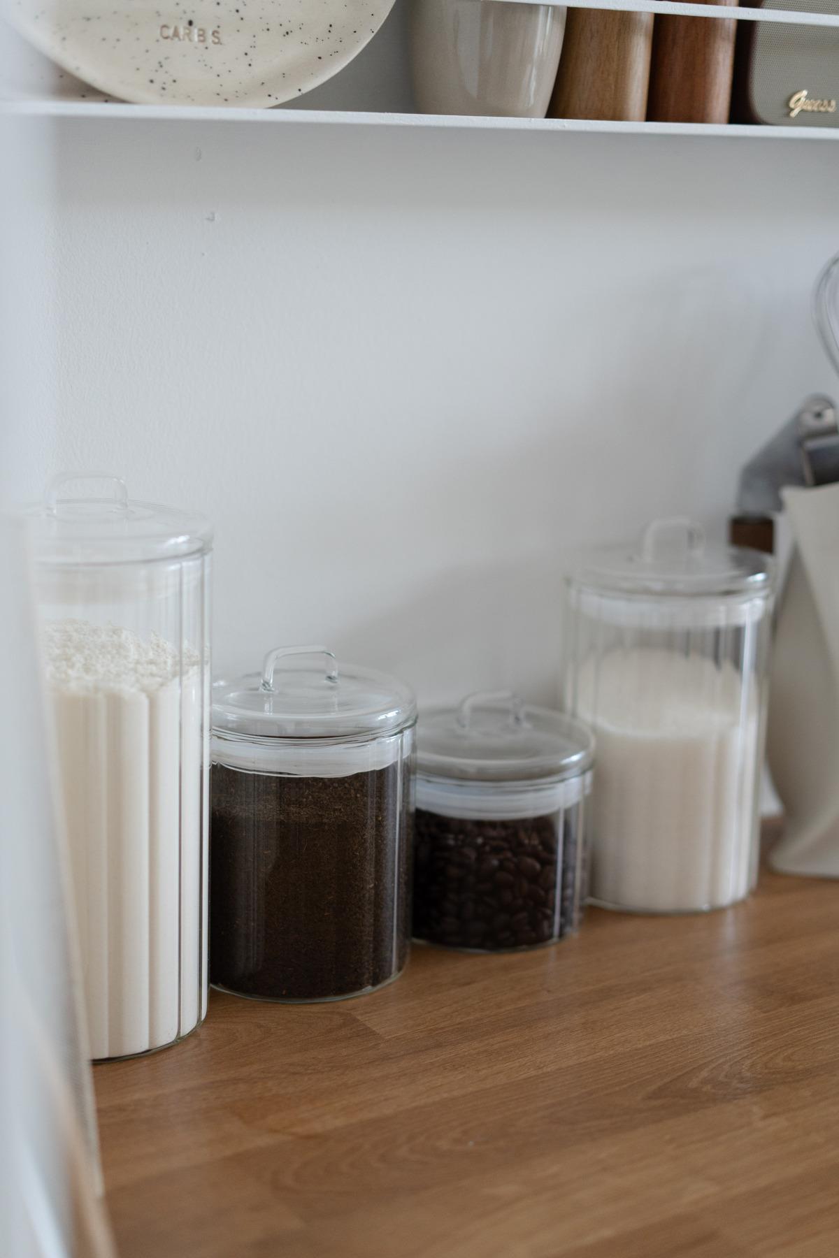 4'lü Borosilikat Cam - Vakum Kapaklı Kavanoz Seti