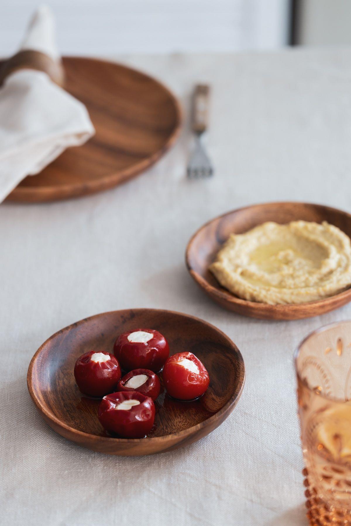 6'lı Akasya Meze Tabak Seti