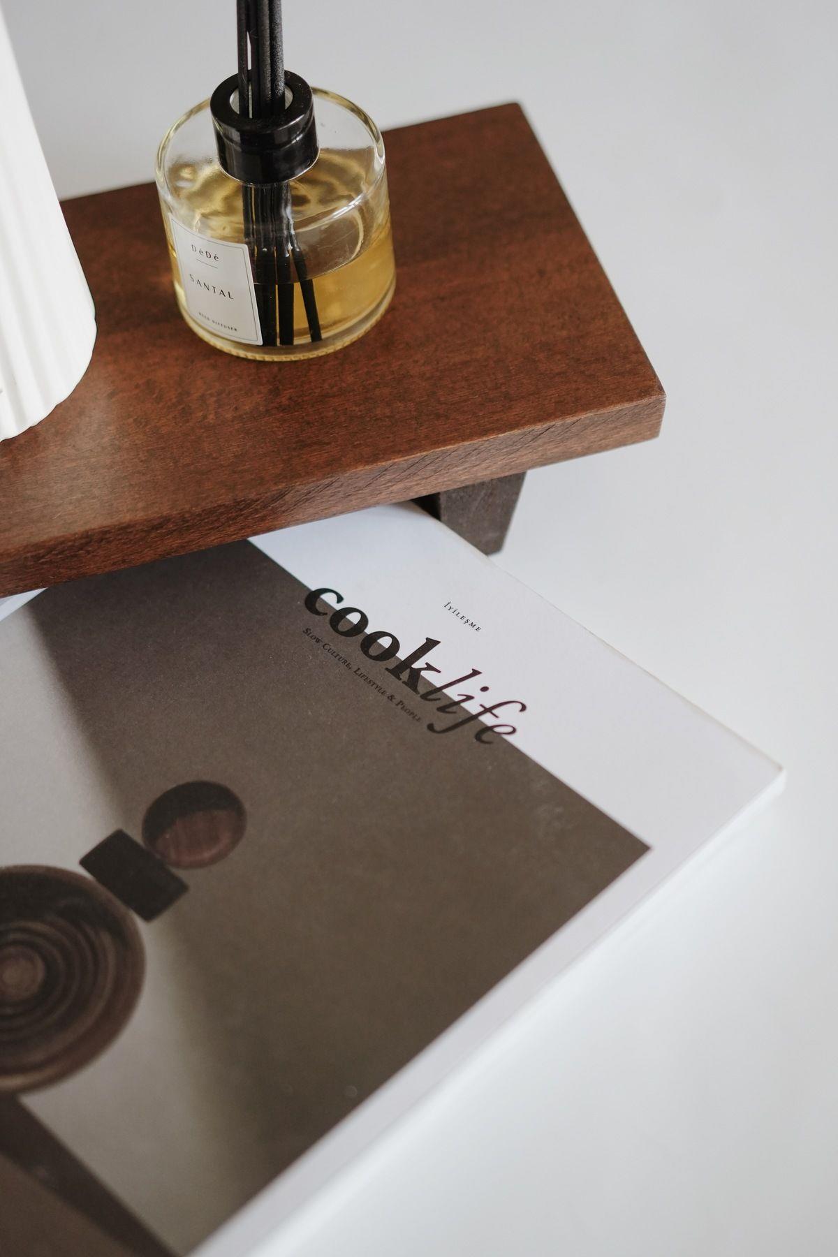 Ahşap Tezgah Üstü Düzenleyici Stand (15x30cm)