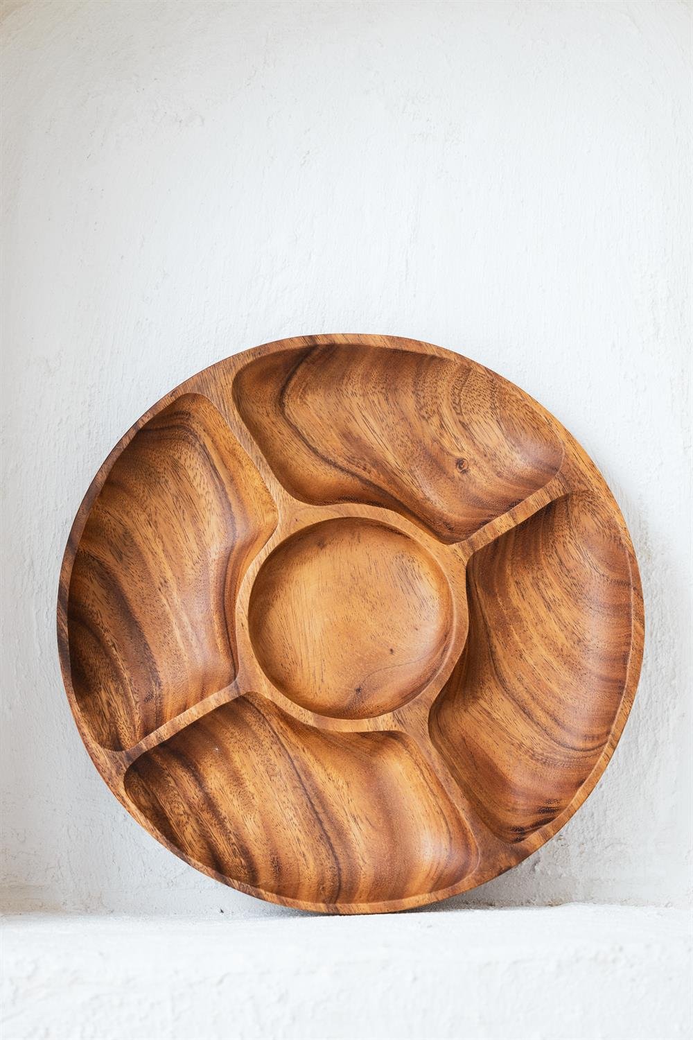 Akasya Bölmeli Kuruyemiş Tabağı